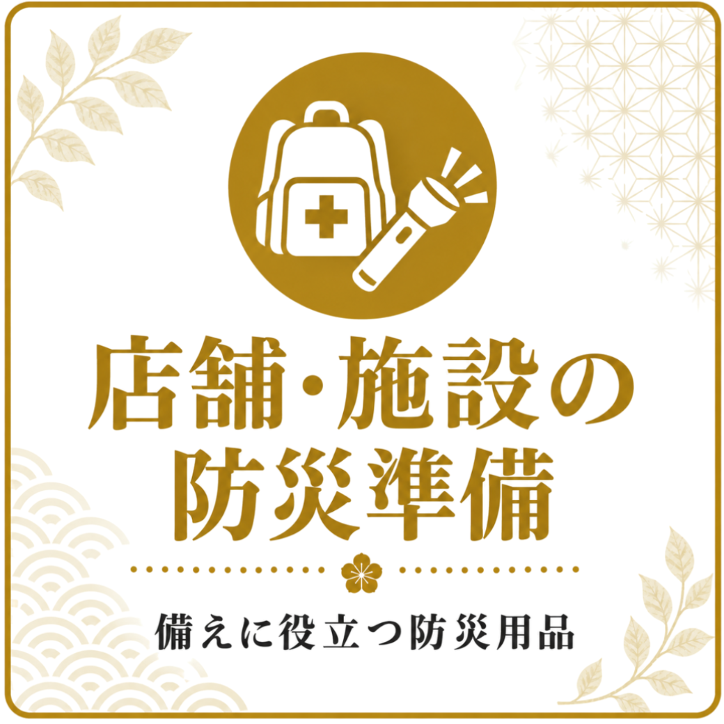 店舗・施設の防災準備
