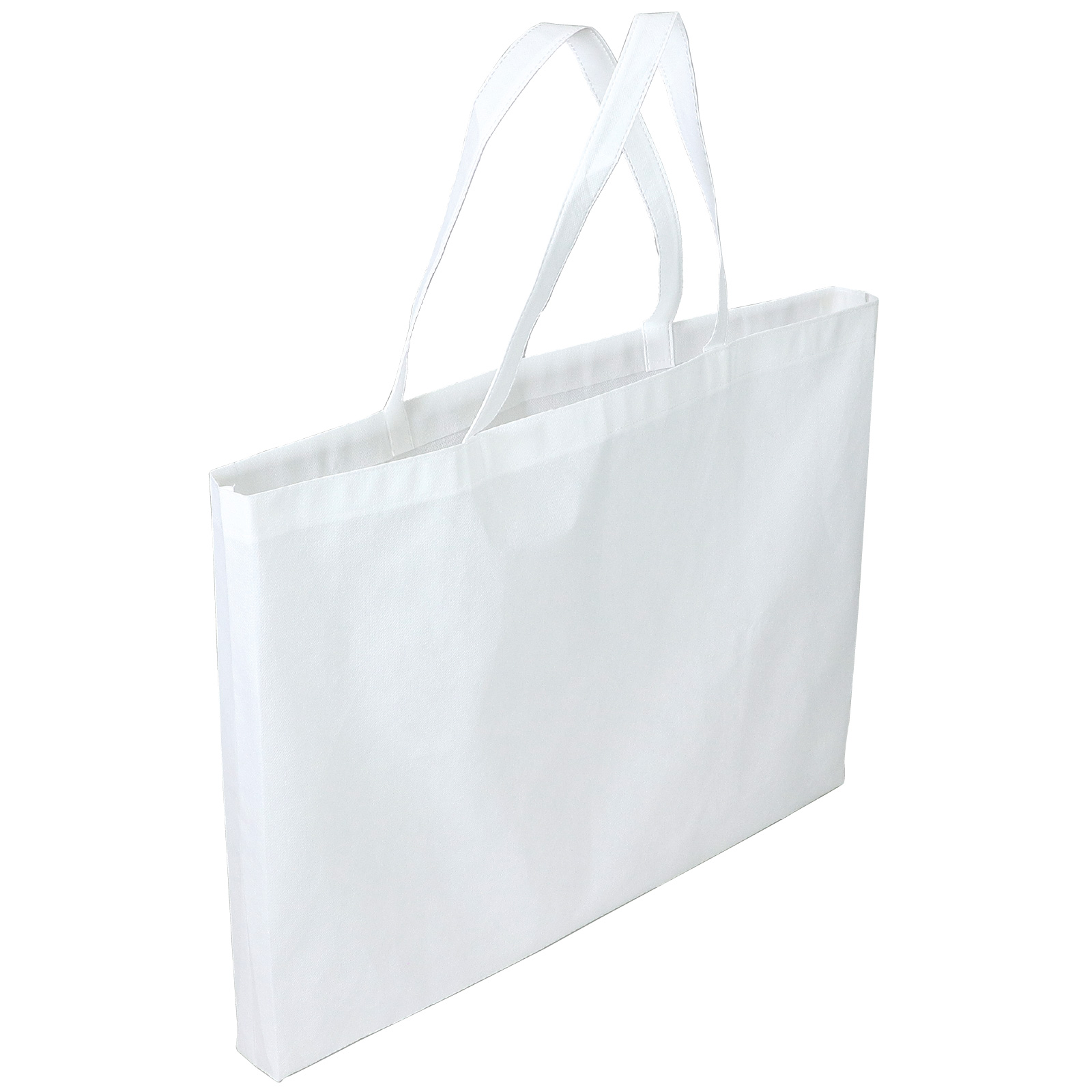 バッグ・袋 / カラー不織布バッグ 5cmマチ付き 大(62×45cm) 白 単品 11389