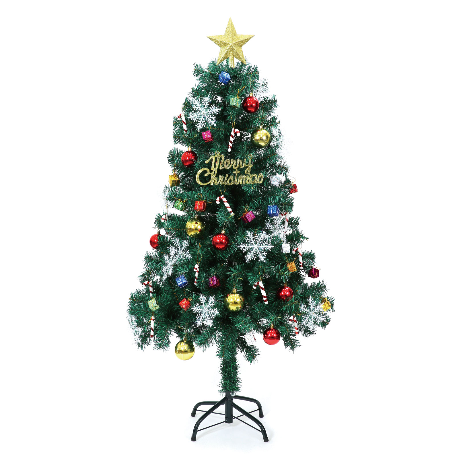クリスマス / クリスマスツリー120cm オーナメント付き 11790