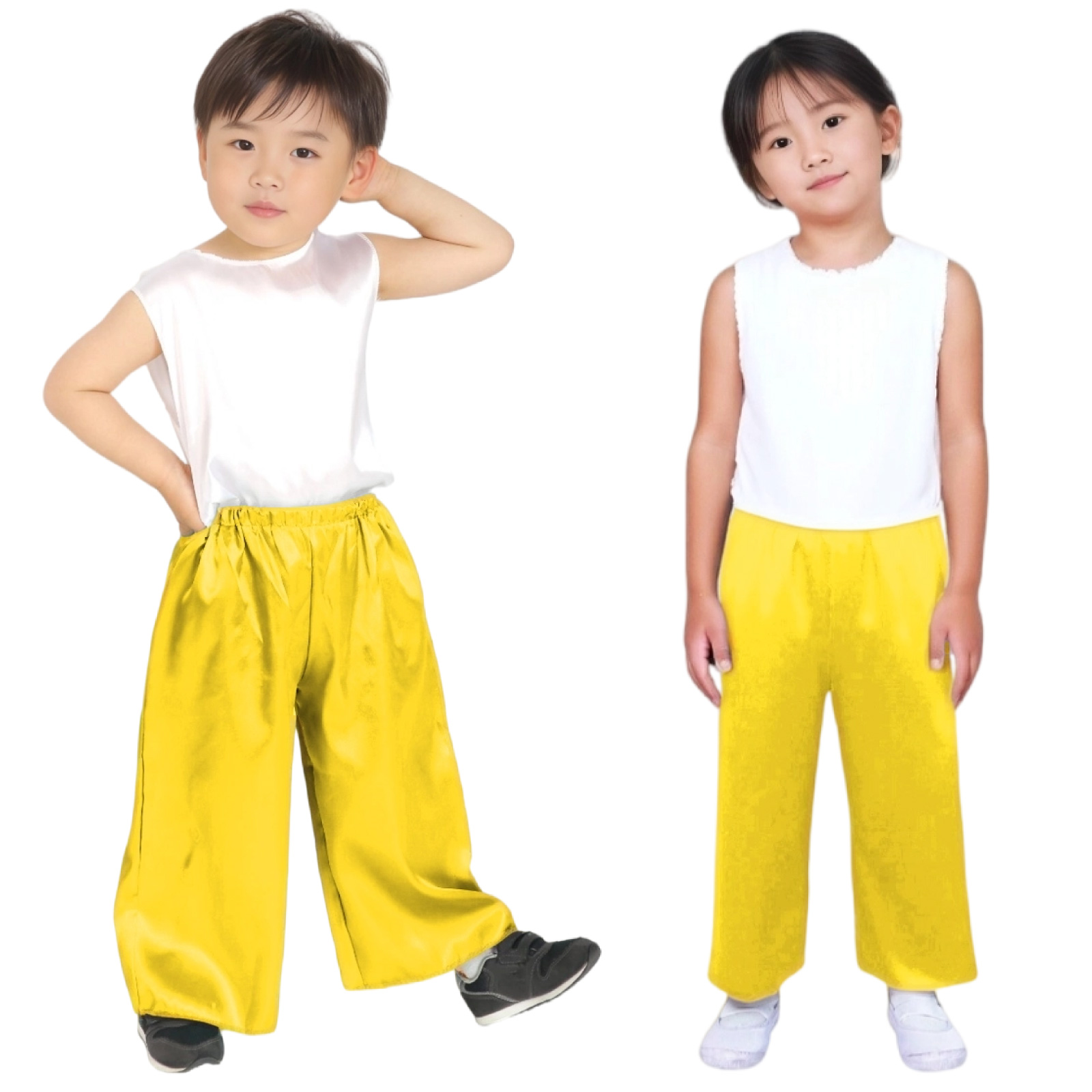 ズボン・パンツ / ソフトサテンズボン C 黄 単品 14513