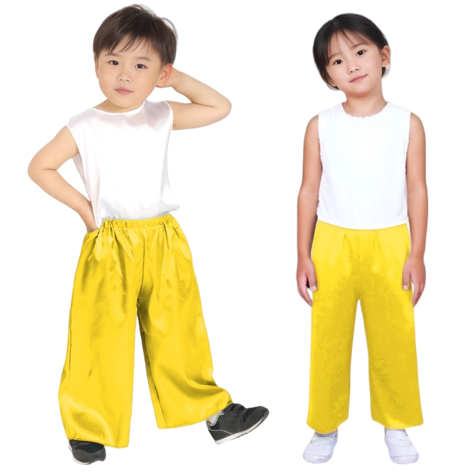 ズボン・パンツ / ソフトサテンズボン J 黄 単品 14517