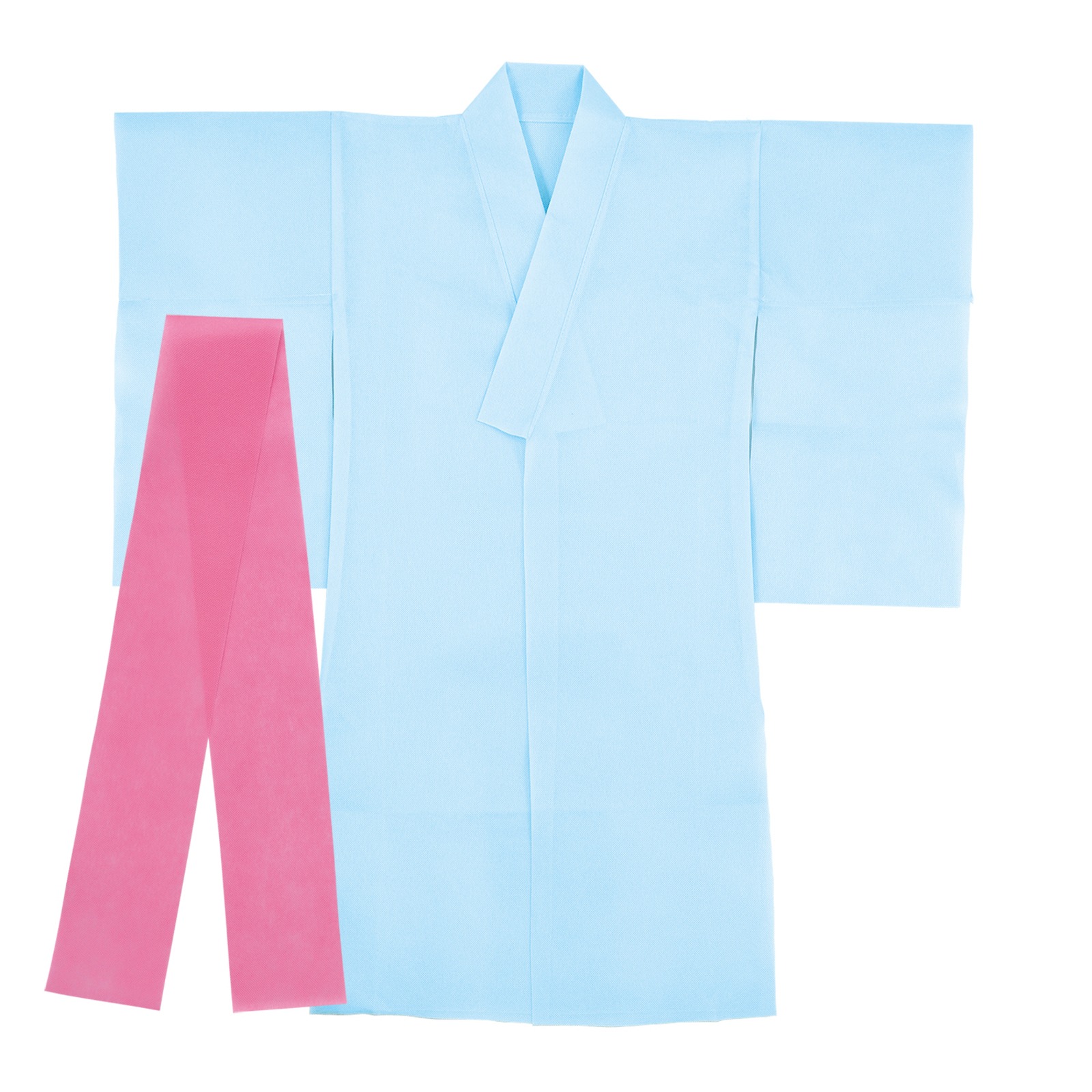 イベント衣装 / 衣装ベース着物(おくみ付き) 水色 単品 14752