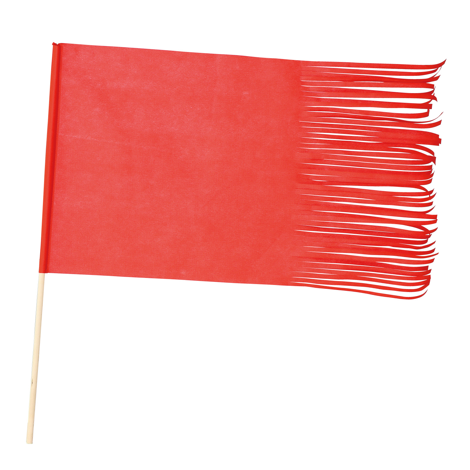 旗 / ヒラヒラフラッグ 赤 旗:W79×H44cm 旗竿:75cm(φ12mm) 単品 14887