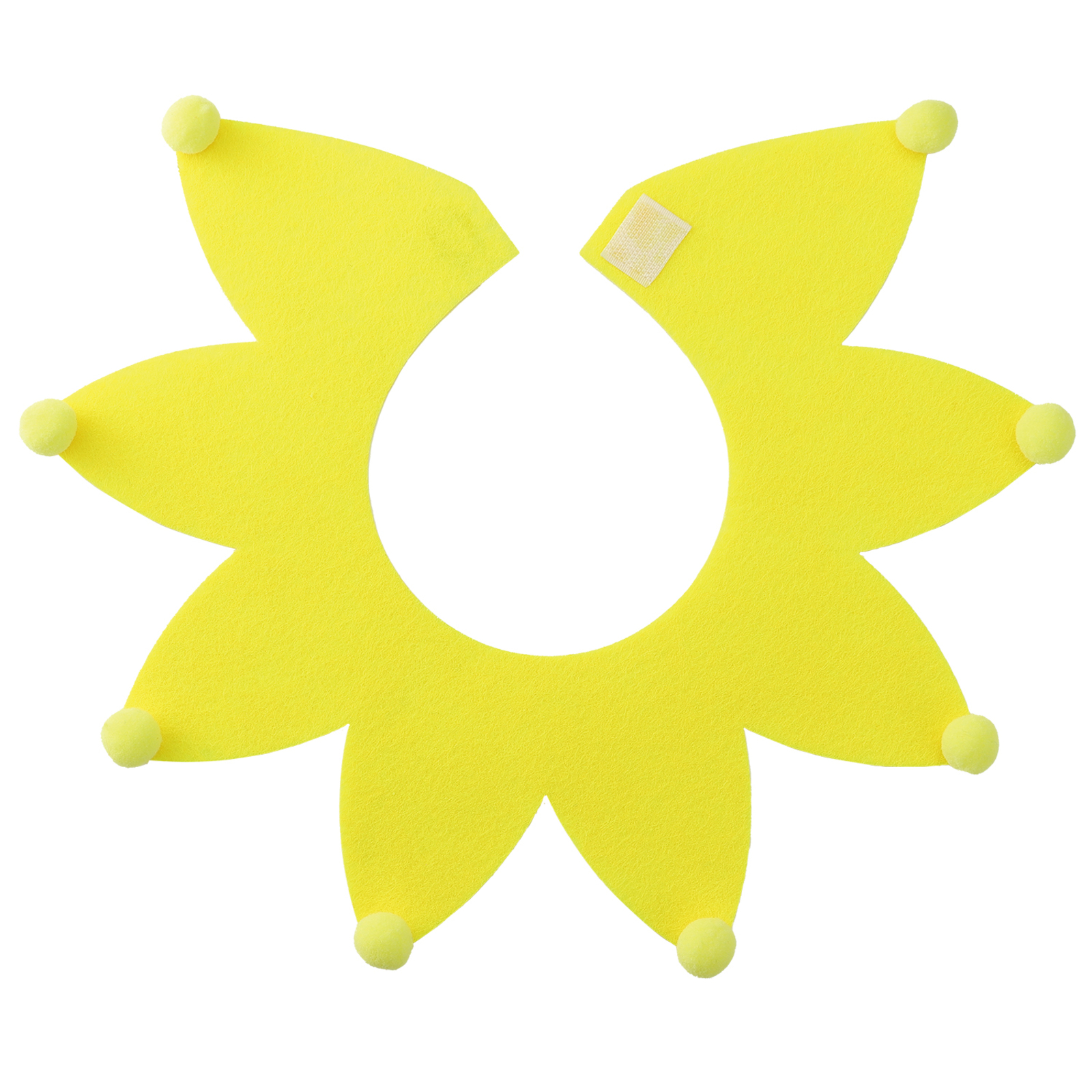 イベント衣装 / フェルト付け襟 イエロー 単品 14975