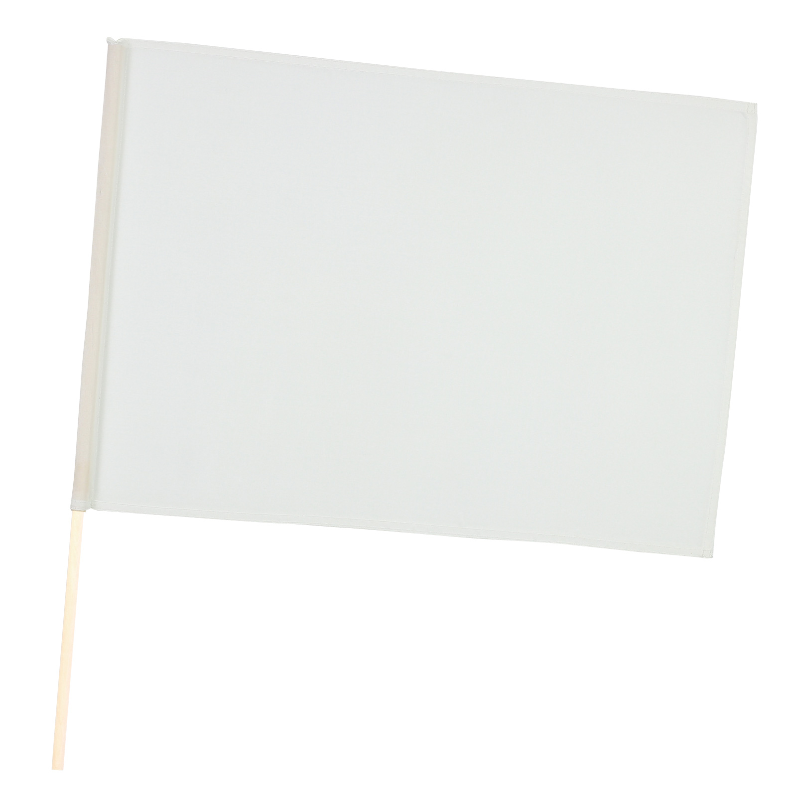 旗 / 中旗 白 旗:W50×H36cm 旗竿:57cm(φ12mm) 単品 15027