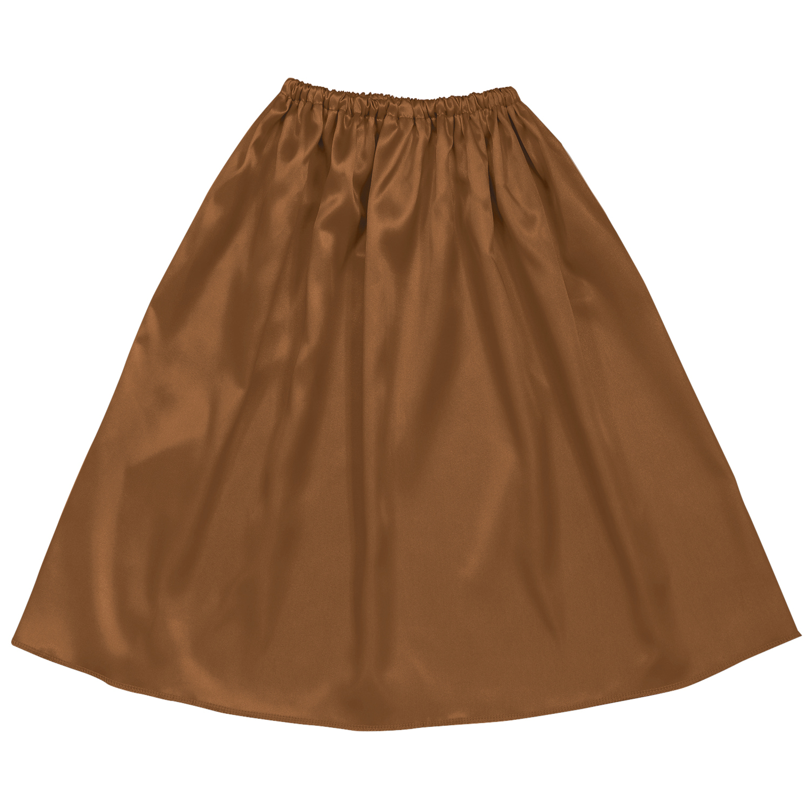 スカート / ソフトサテンマント・スカート ストレート 茶 単品 15034