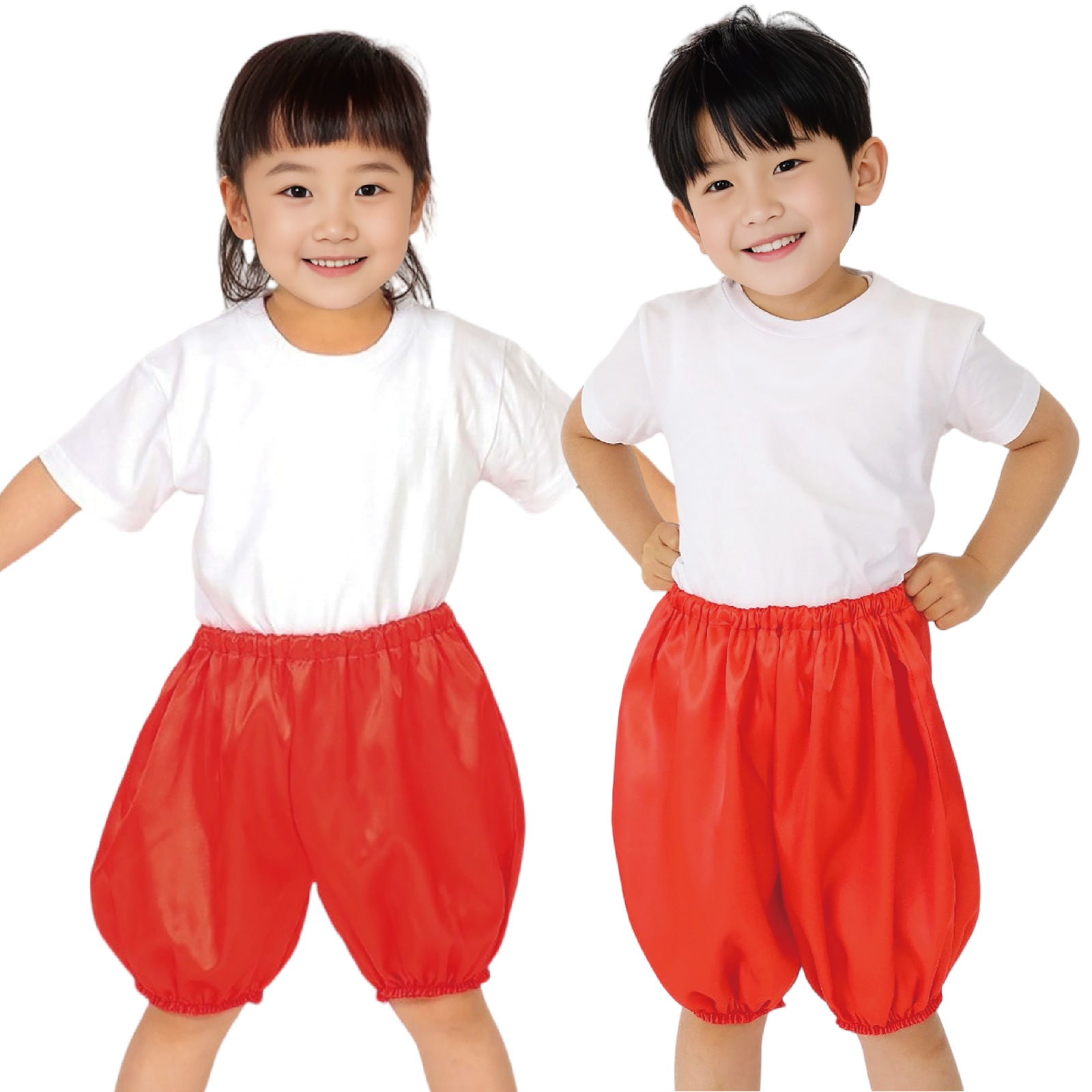 ズボン・パンツ / ソフトサテン かぼちゃパンツ J 赤 単品 15055