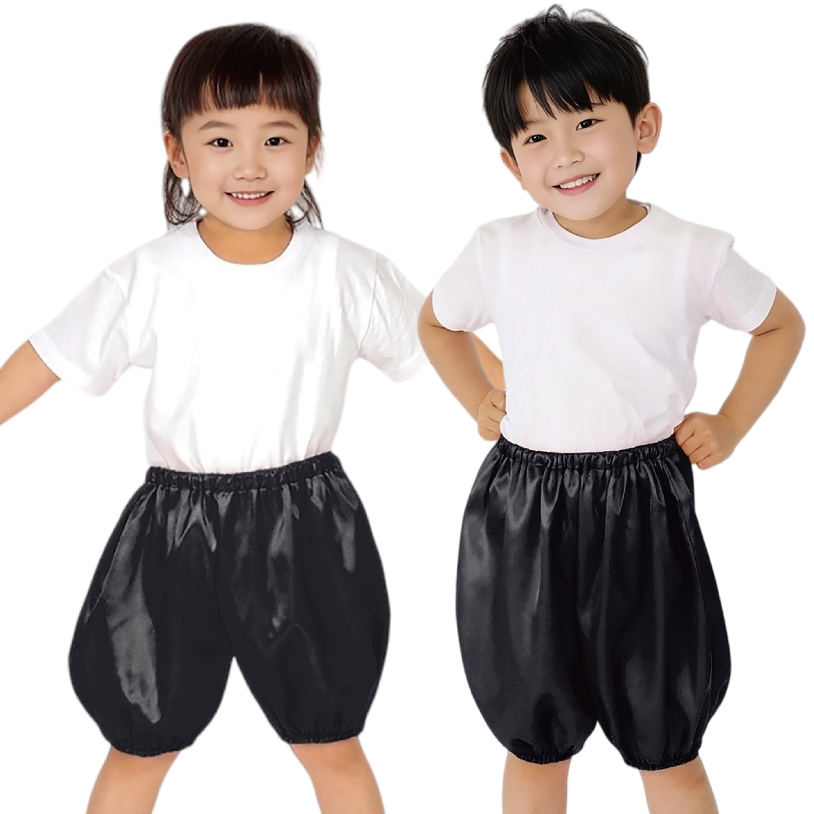 ズボン・パンツ / ソフトサテン かぼちゃパンツ J 黒 単品 15059