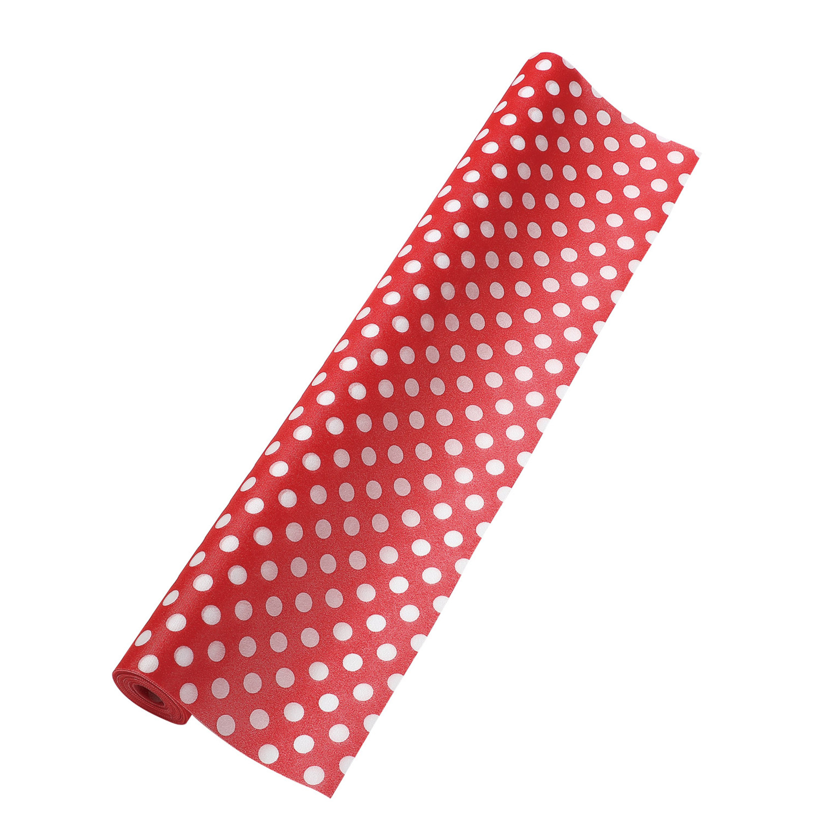 イベント用品 / カラー不織布 10m巻 水玉 赤 単品 15098