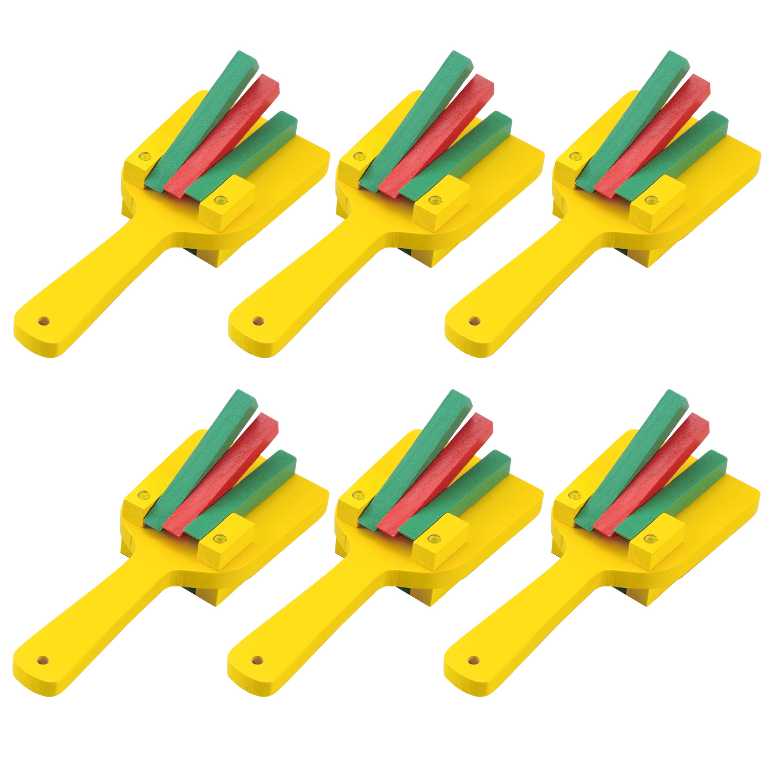 イベント用品 / カラーなるこ 黄 6個セット 17572