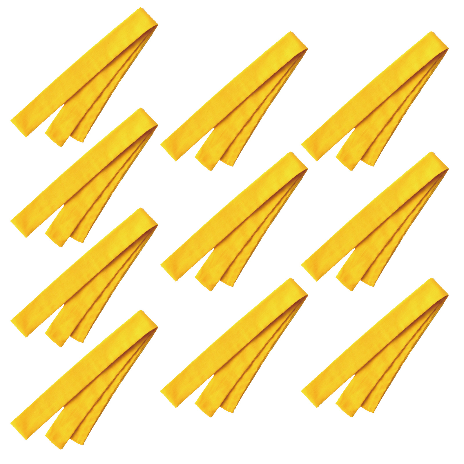 はちまき / DXはちまき 10本セット 黄 17626