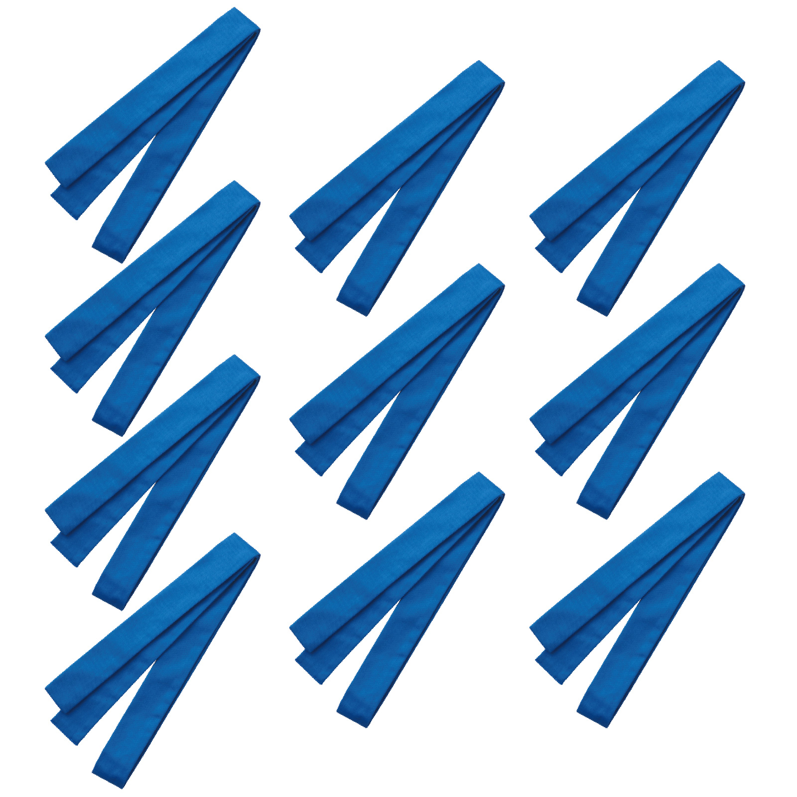 はちまき / 厚手はちまき 10本セット 青 17633