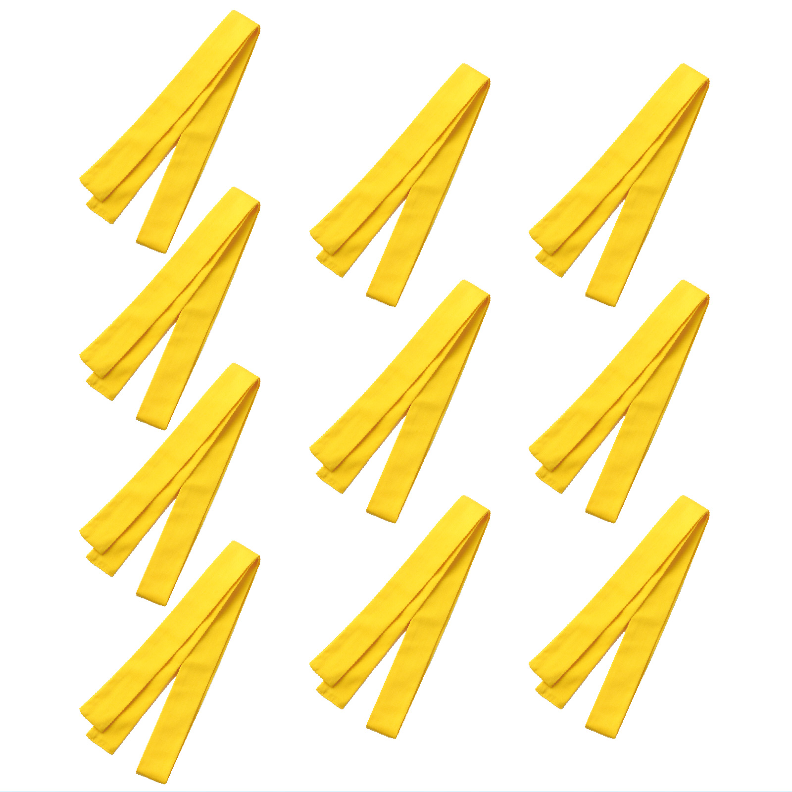 はちまき / 厚手はちまき 10本セット 黄 17634