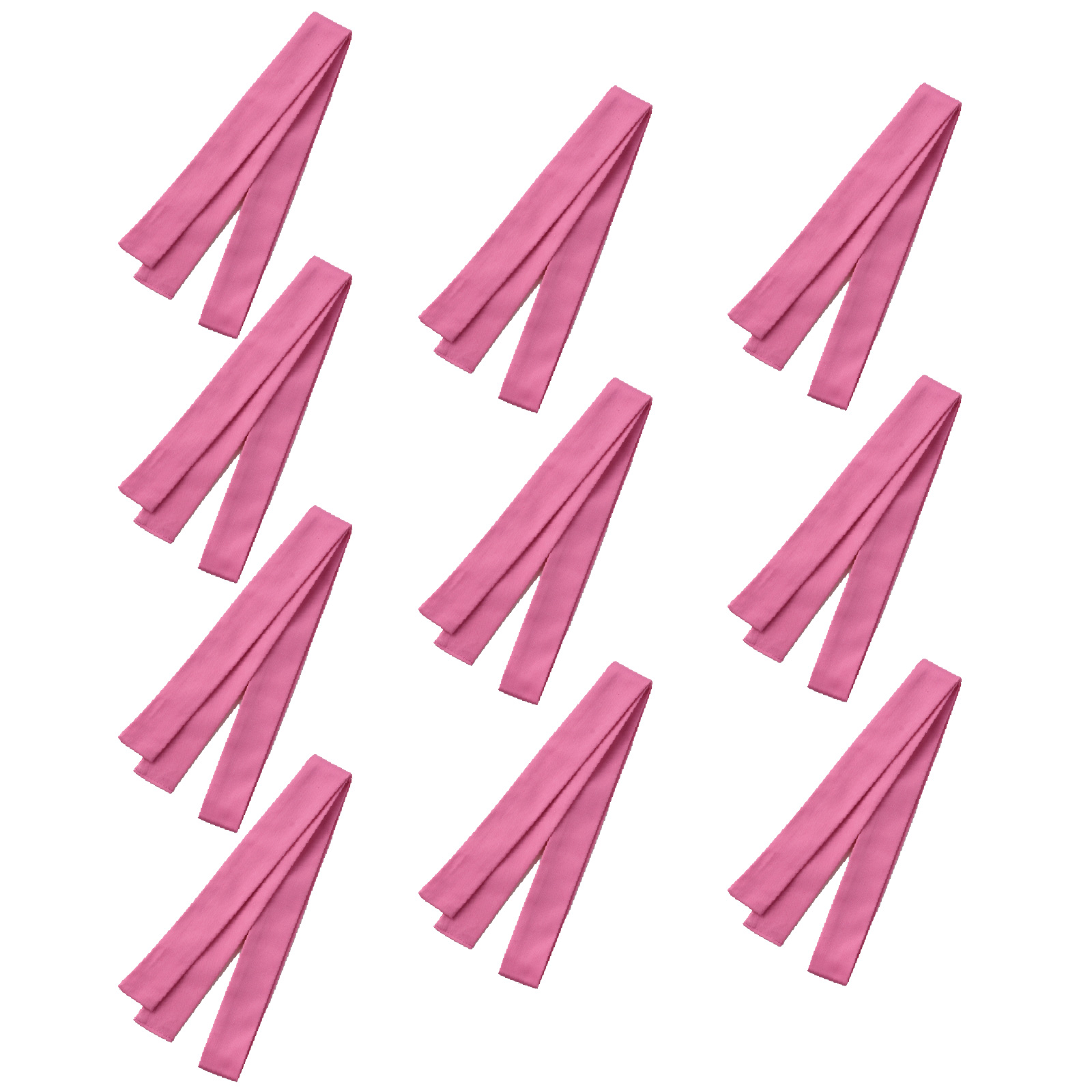はちまき / 厚手はちまき 10本セット 桃 17636