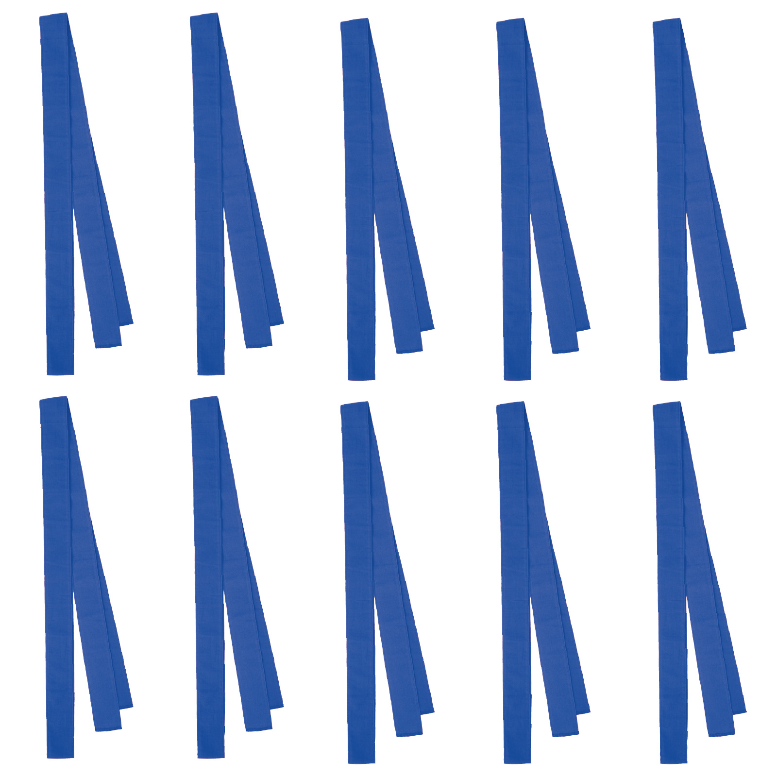 たすき / ロングカラーたすき 10本セット 青 17645