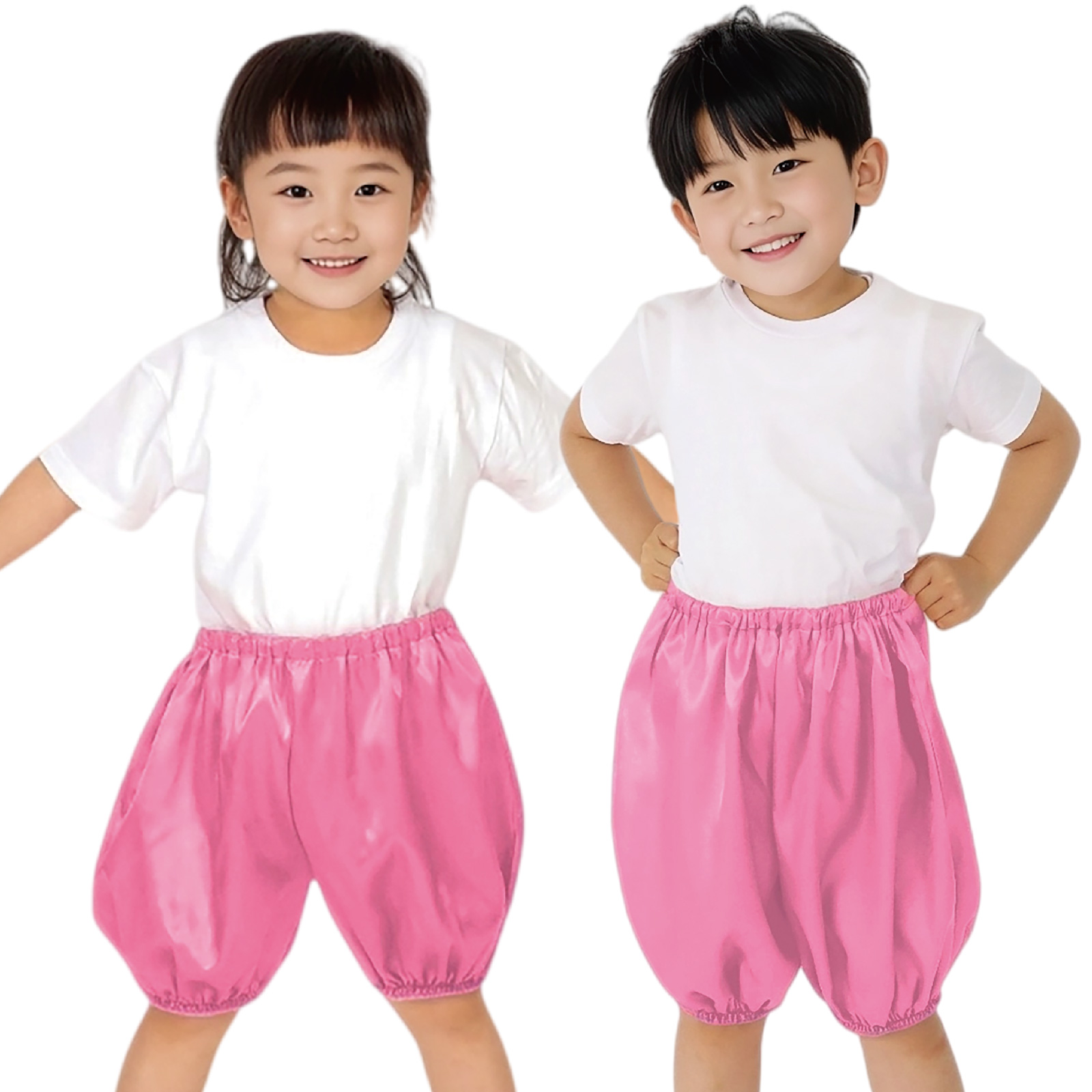 ズボン・パンツ / ソフトサテン かぼちゃパンツ J 桃 単品 18260