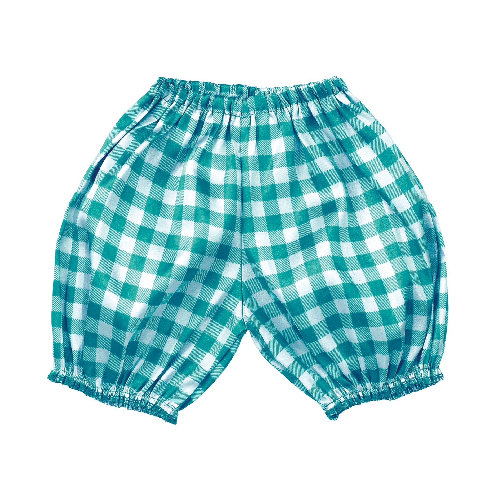 ズボン・パンツ / ソフトサテンかぼちゃパンツ(ギンガム)Cサイズ グリーン 単品 18318