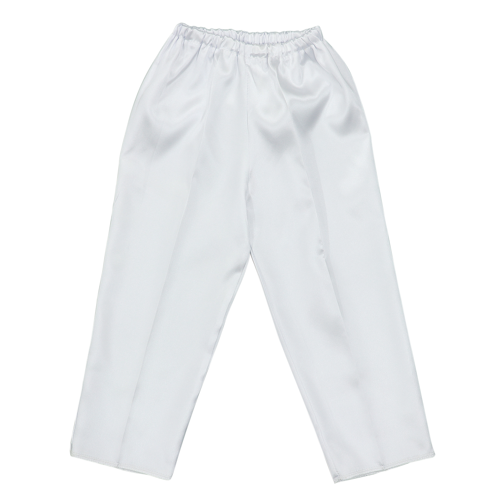 ズボン・パンツ / ソフトサテンズボン テーパード C 白 単品 18351