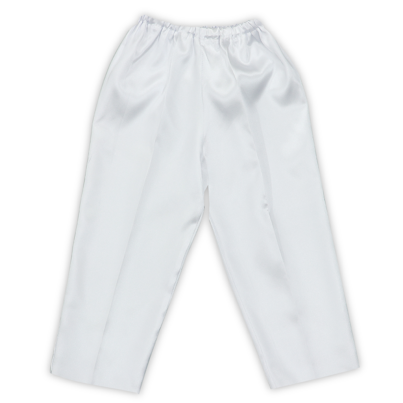 ズボン・パンツ / ソフトサテンズボン テーパード J 白 単品 18352