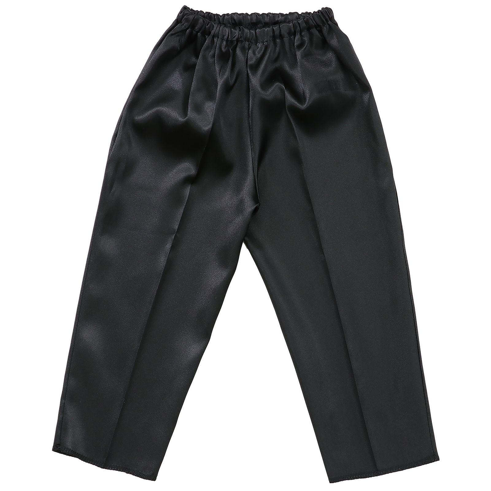 ズボン・パンツ / ソフトサテンズボン テーパード J 黒 単品 18354