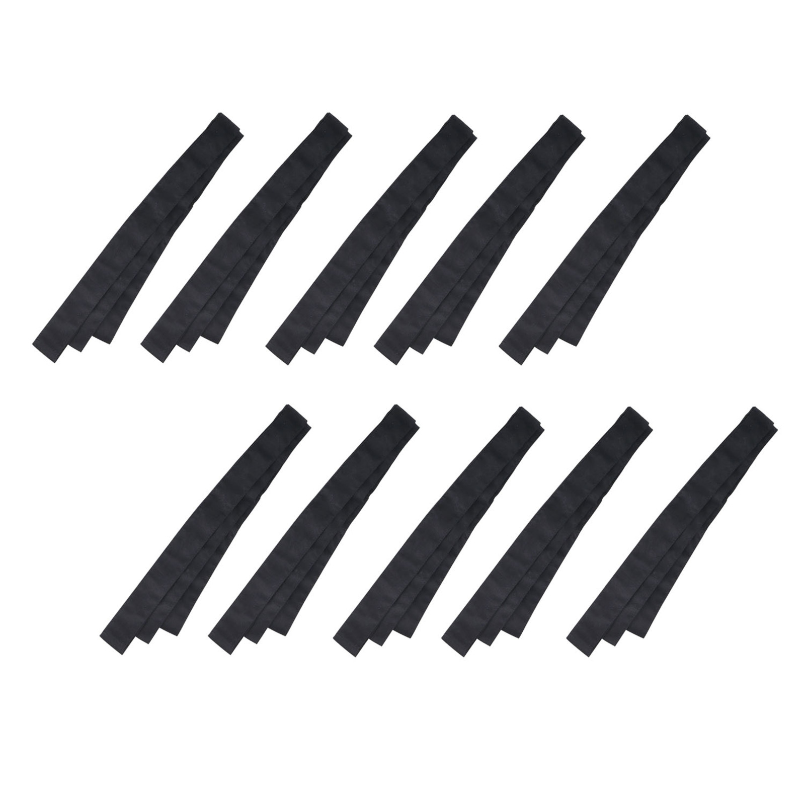 はちまき / ロングはちまき 黒 10本組 18403