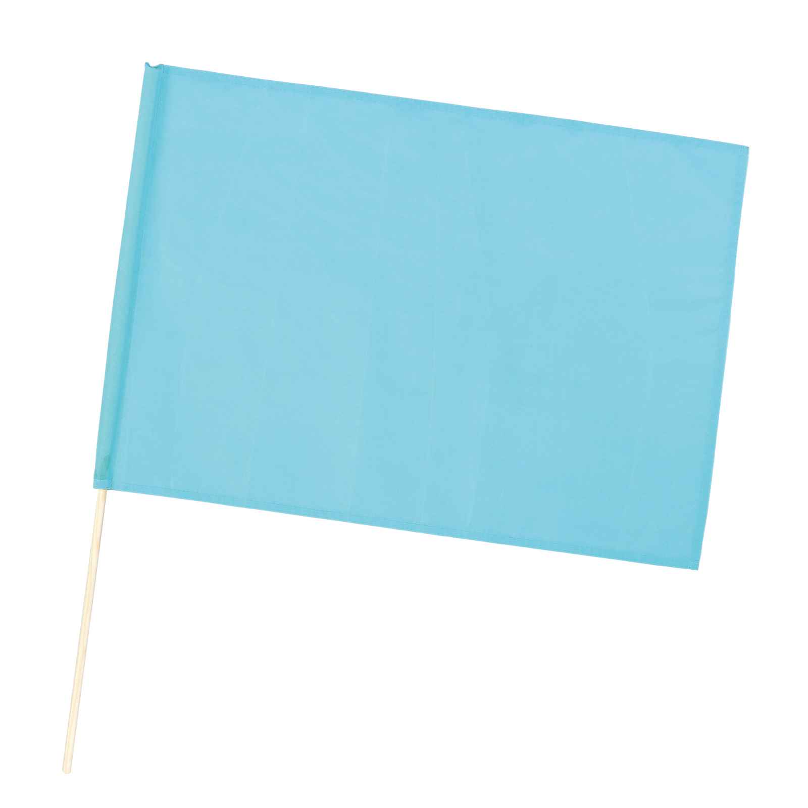 旗 / 中旗 水色 旗:W50×H36cm 旗竿:57cm(φ12mm) 単品 18488
