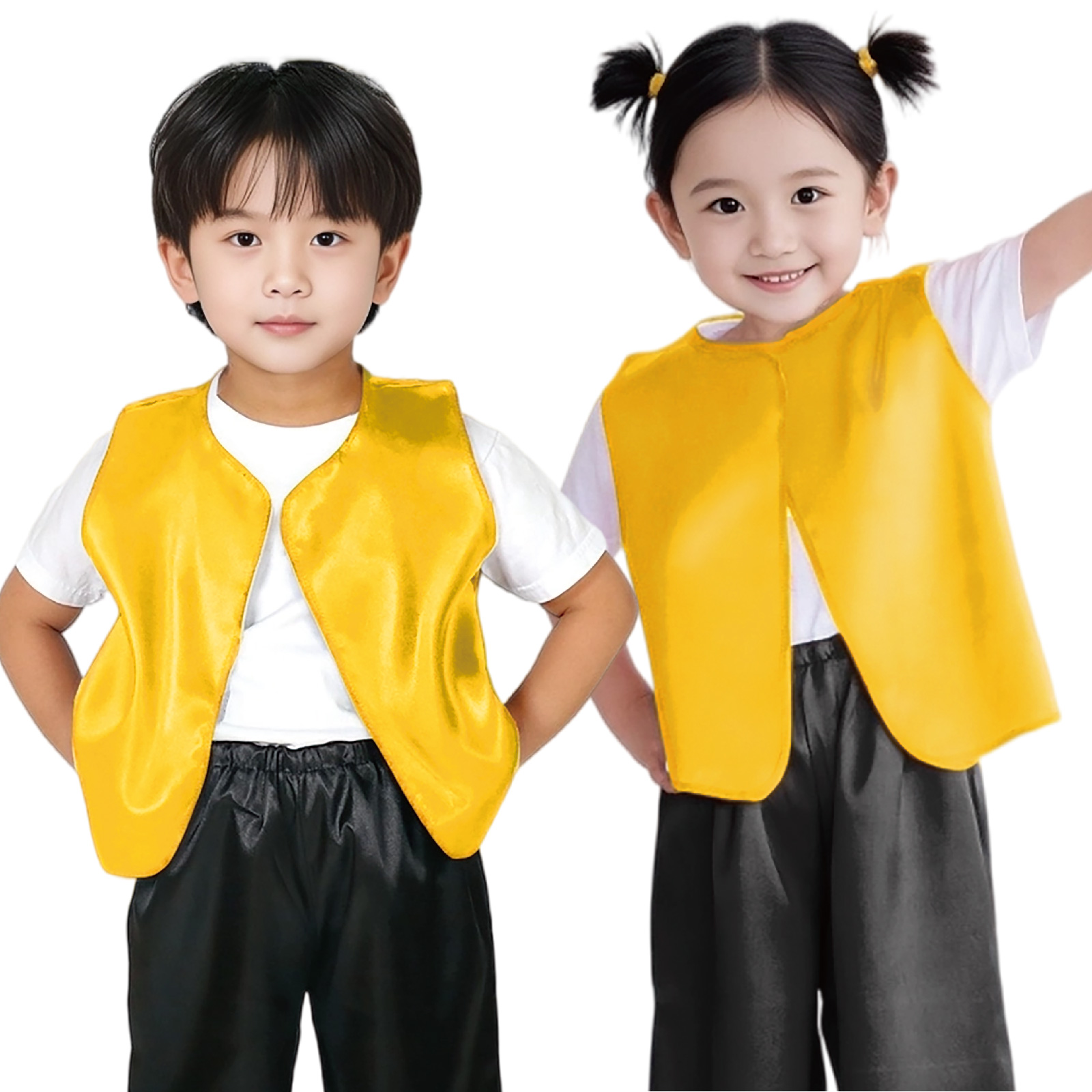 ベスト / ソフトサテン ベスト J 金 単品 18652
