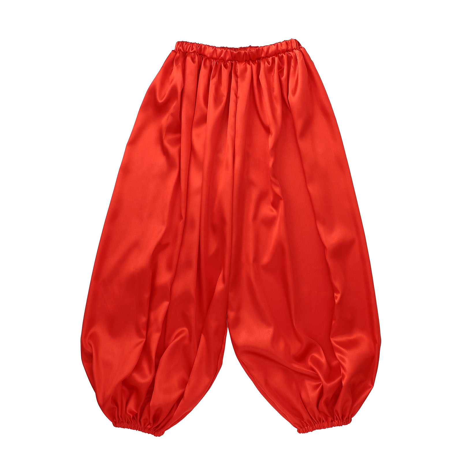 ズボン・パンツ / ソフトサテン サルエルパンツ 赤 M 単品 18760
