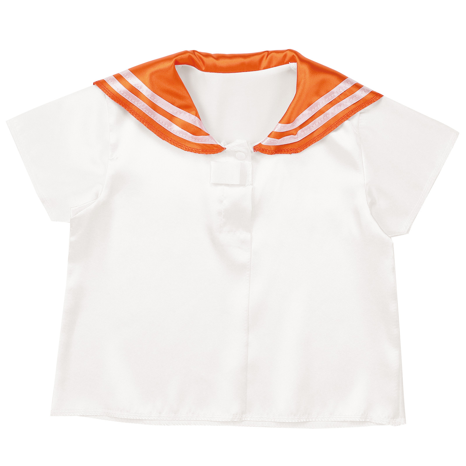 イベント衣装 / ソフトサテン セーラー服 C 橙 単品 18855