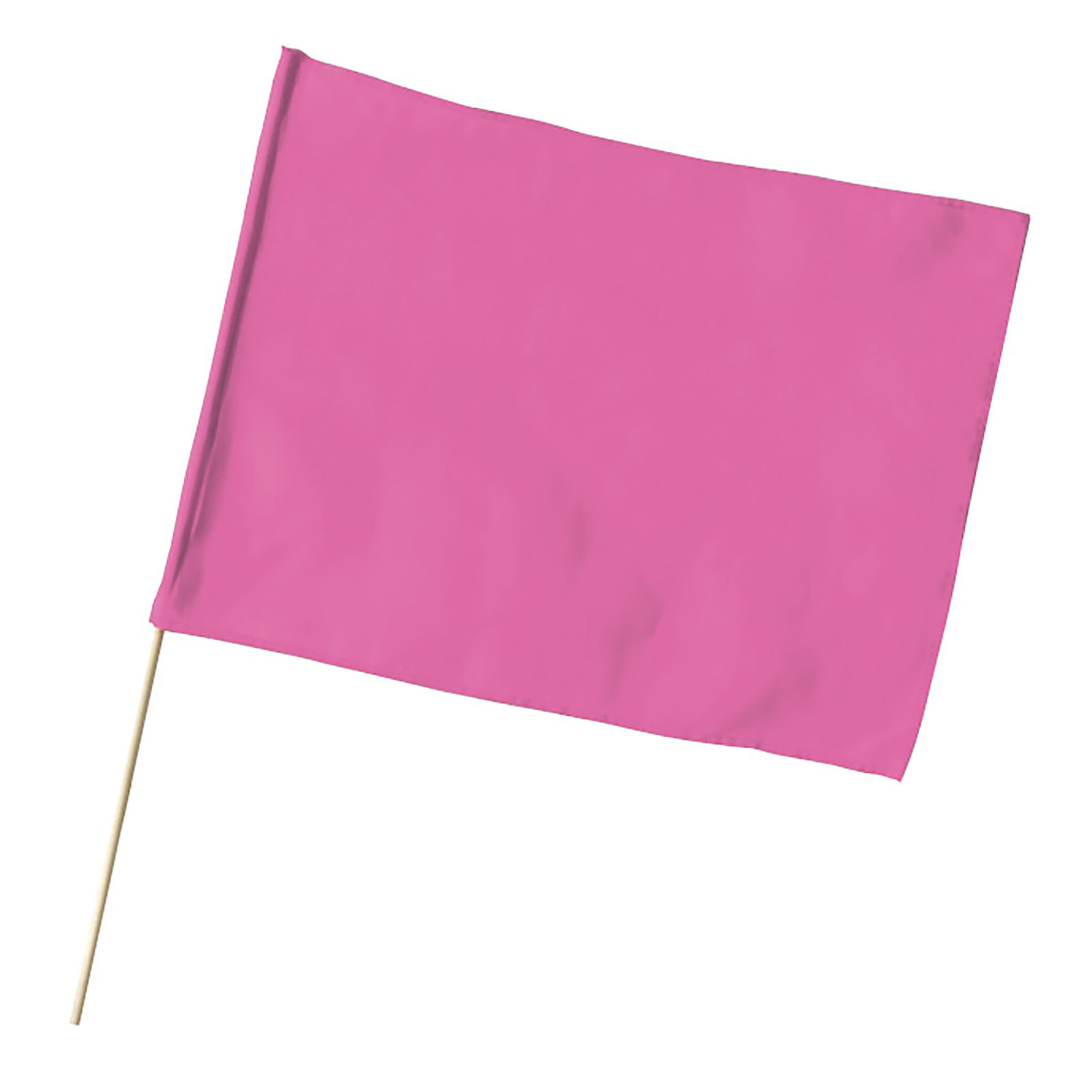 旗 / 特大旗 桃 旗:W80×H60cm 旗竿:100cm(φ12mm) 単品 18935