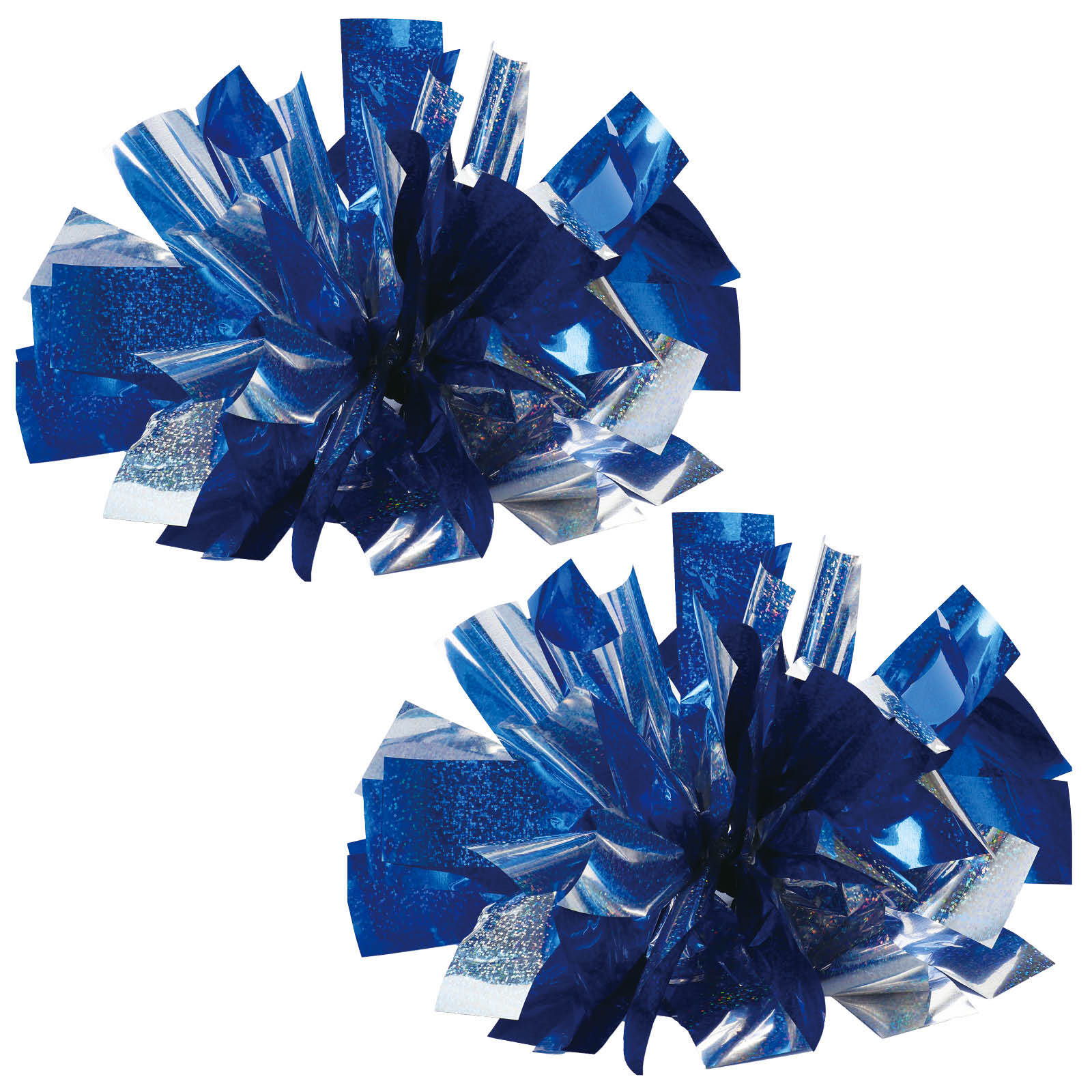 ポンポン / ハンドフリーチアポンポン ホログラム ブルーシルバー 2個組 19242