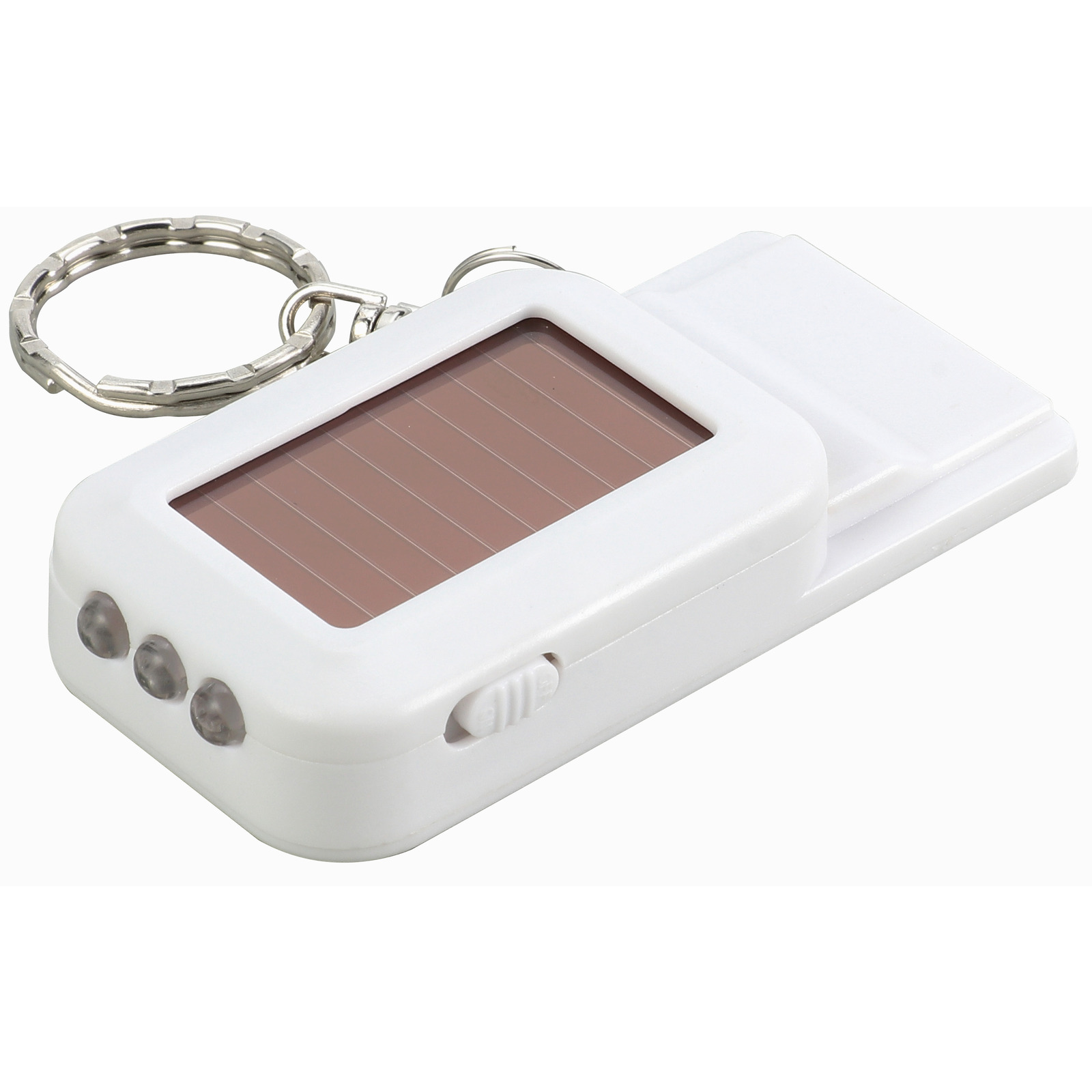 防犯・防災用品 / ソーラーLED付ホイッスルキーホルダー 単品 21653