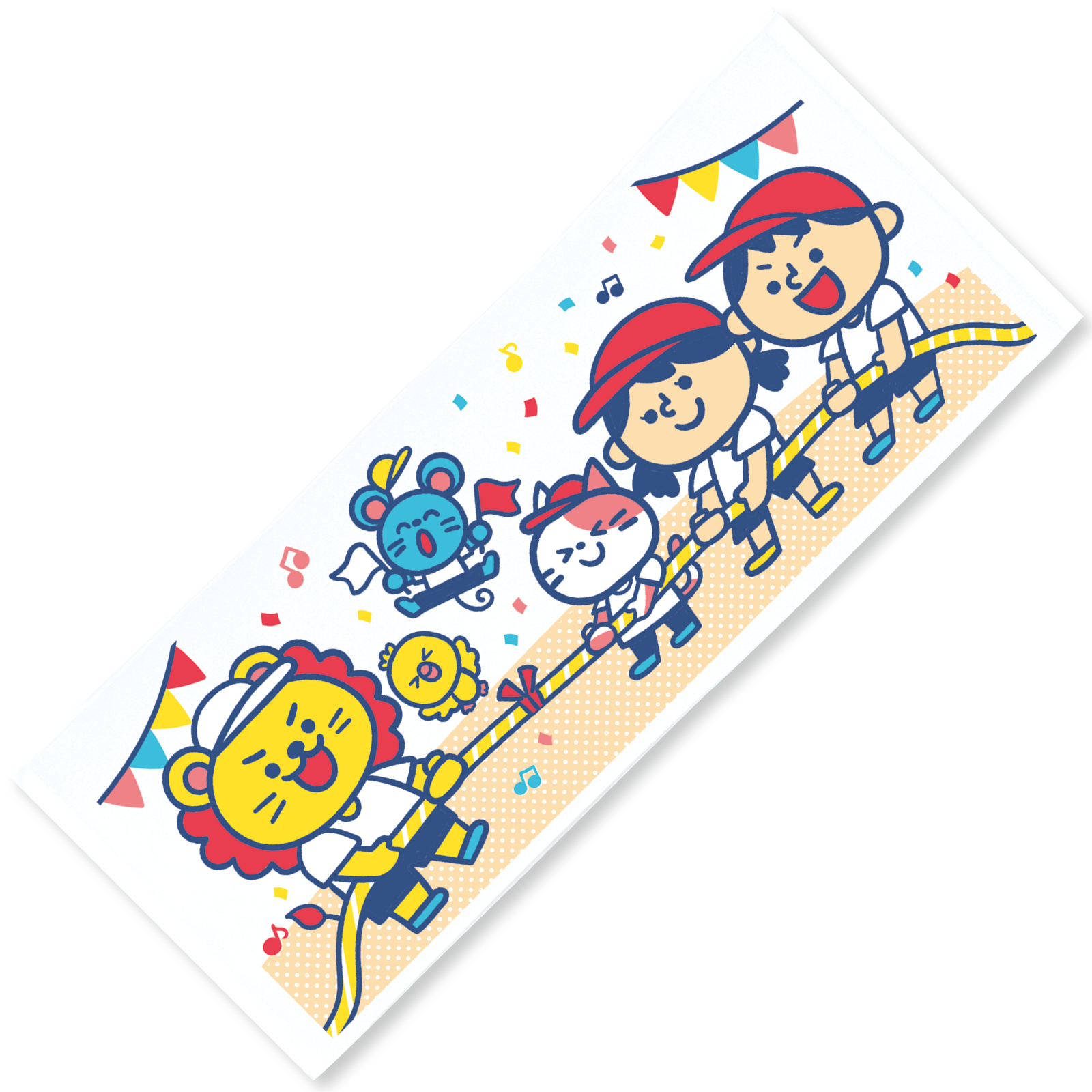タオル・ハンカチ / なかよくがんばりましたタオル フレンズ 単品 21925
