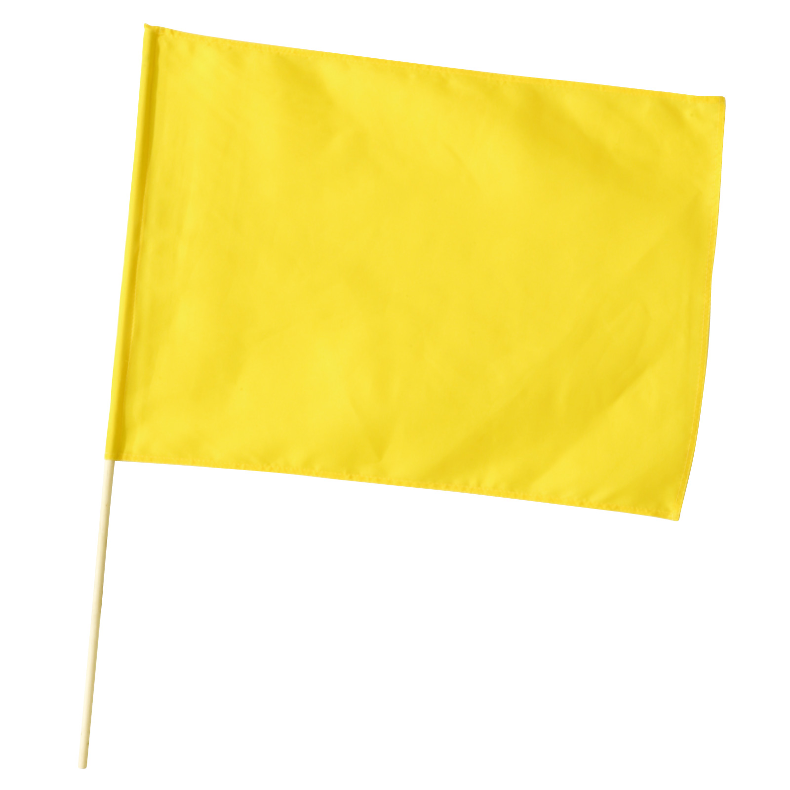 旗 / 特大旗 黄 旗:W80×H60cm 旗竿:100cm(φ12mm) 単品 2198
