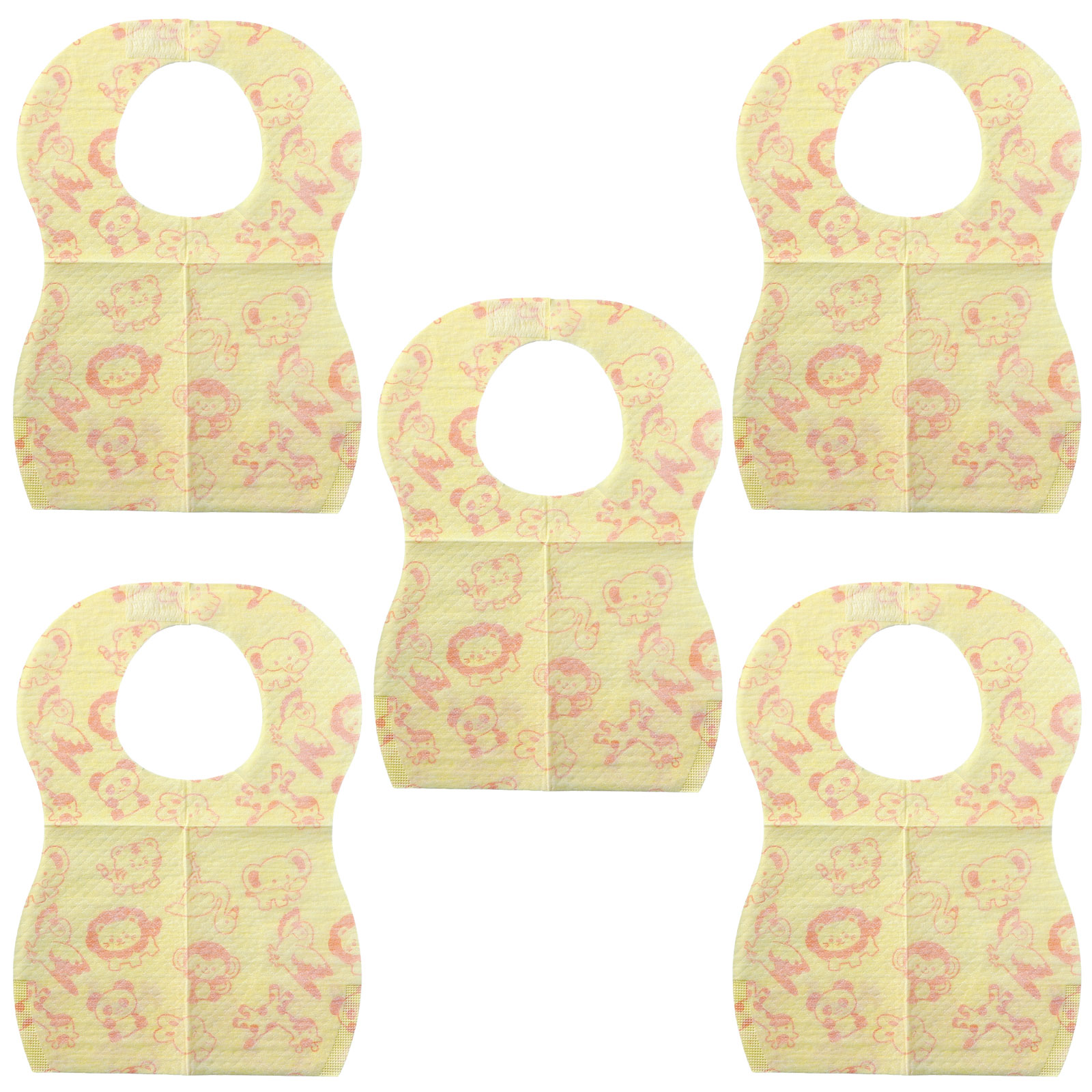 衛生消耗品 / 乳児用不織布まえかけ アニマル(5枚入) 22124