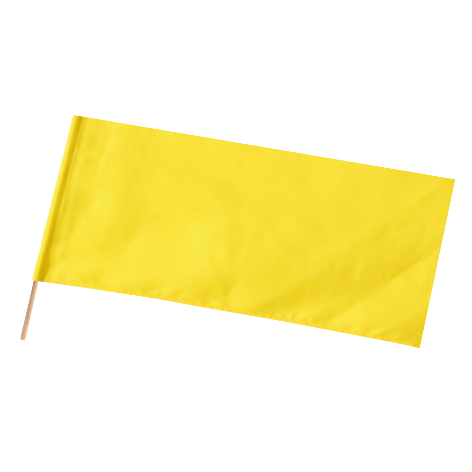 旗 / ロングフラッグ 黄 旗:W70×H30cm 旗竿:40cm(φ8mm) 単品 2767