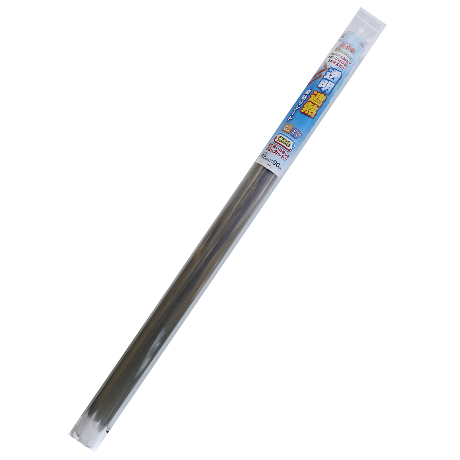 熱中症対策 / 遮熱UVカット窓貼りシート透明 92x90cmGP-9280N 単品 27717