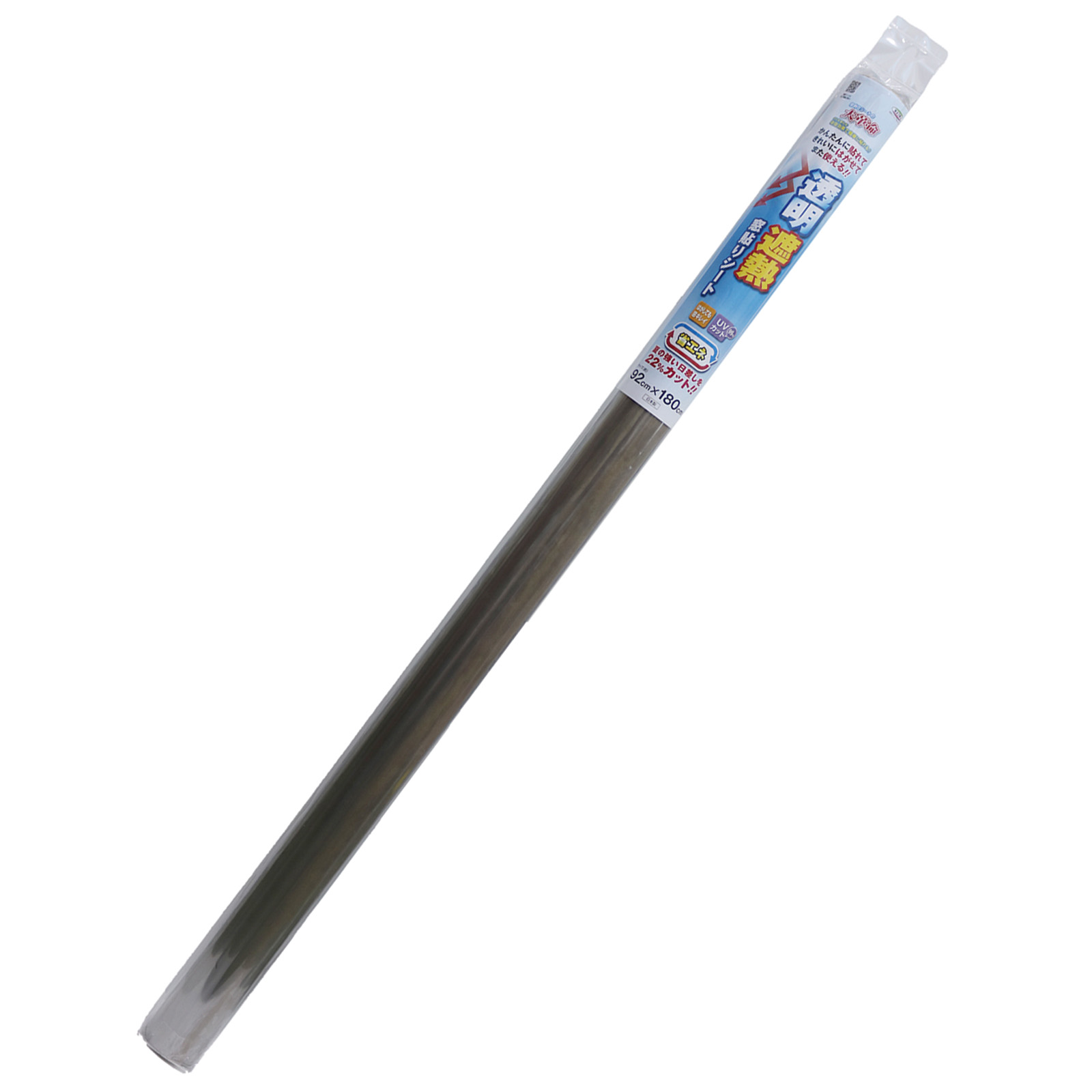 熱中症対策 / 遮熱UVカット窓貼りシート透明92x180cmGP-928018N 単品 27718
