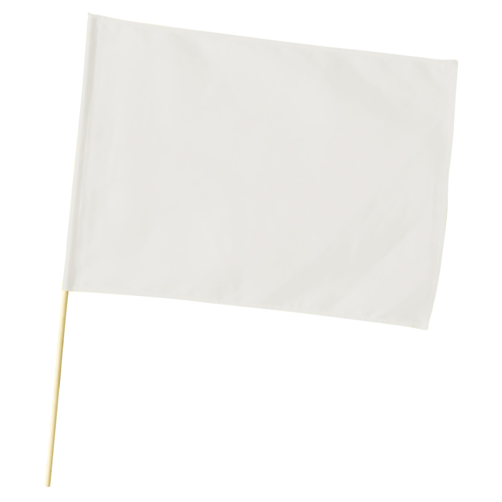 旗 / 大旗 白 旗:W59×H44cm 旗竿:75cm(φ12mm) 単品 3196