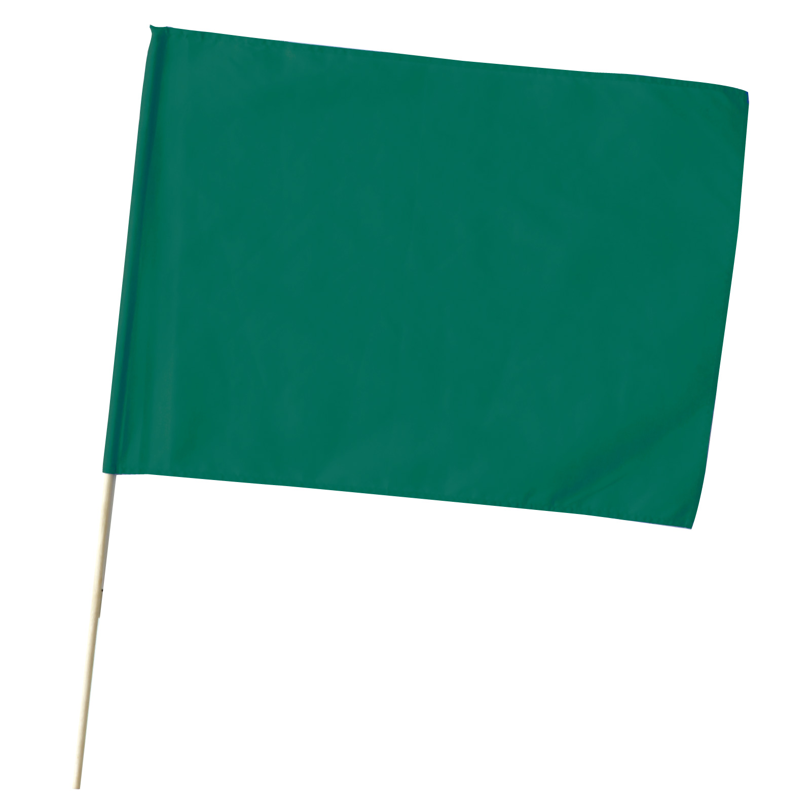 旗 / 大旗 緑 旗:W59×H44cm 旗竿:75cm(φ12mm) 単品 3197