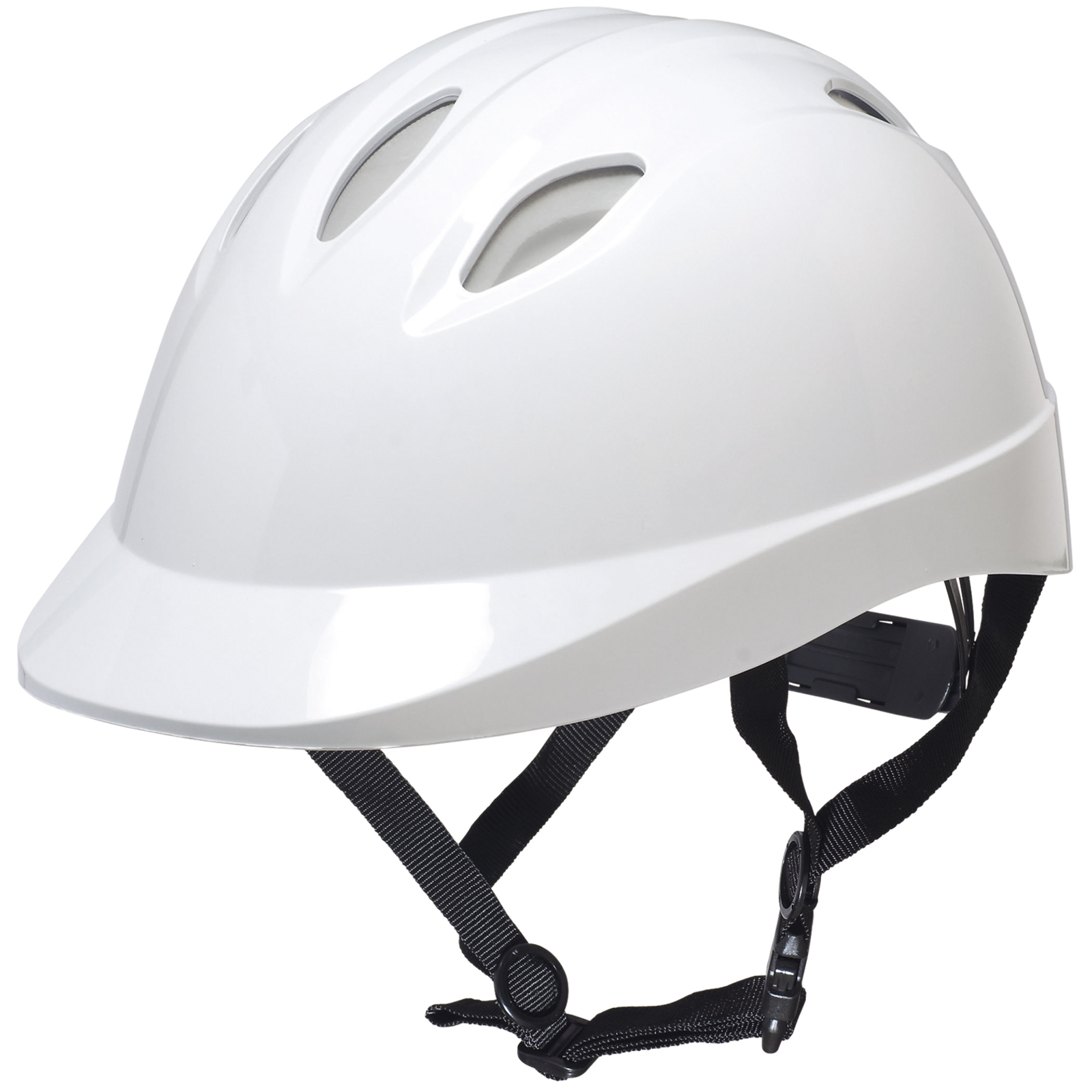 防犯・防災用品 / 自転車用ヘルメット 通気孔付モデル L ホワイト 単品 36525