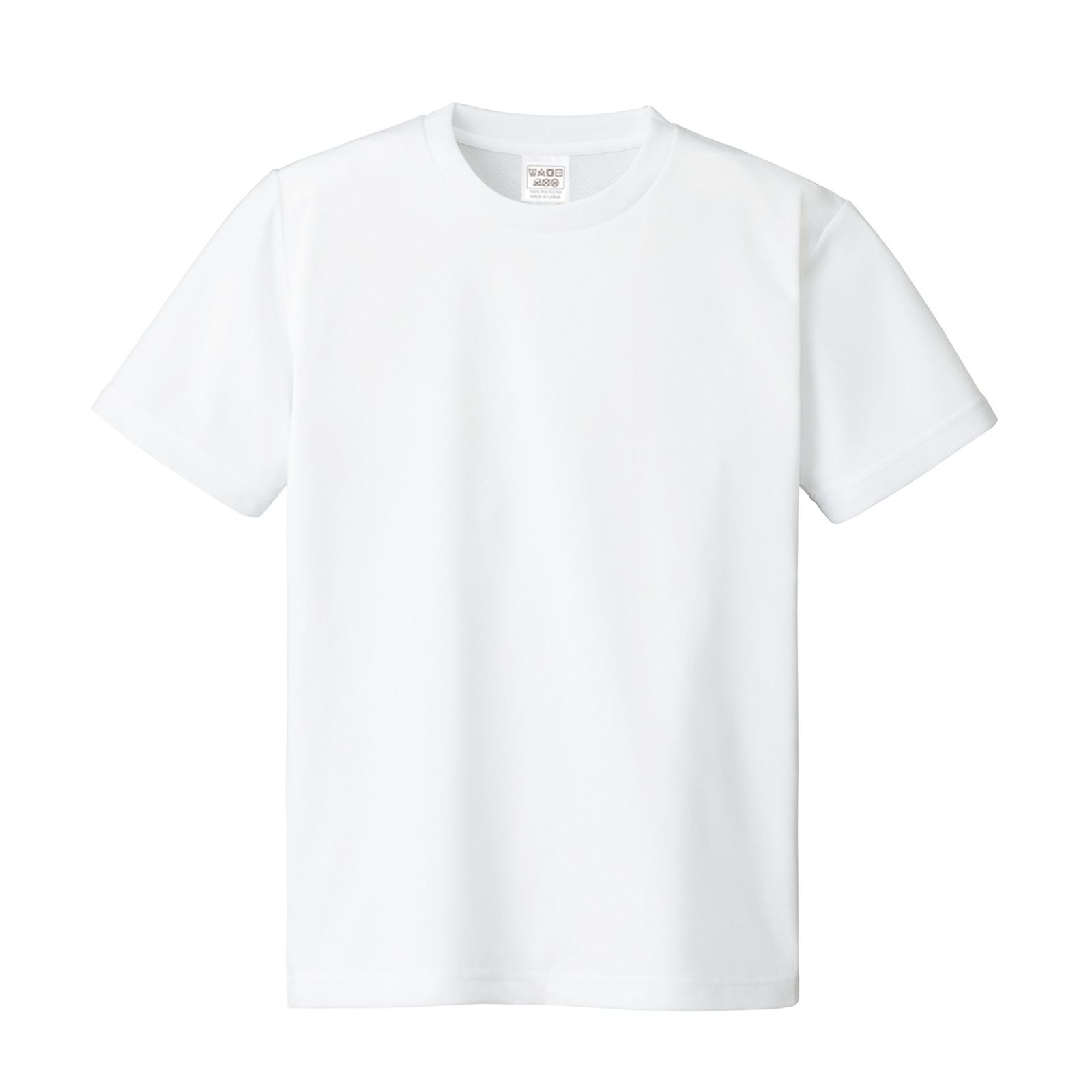 Tシャツ / ATドライTシャツ 150cm ホワイト 150gポリ100% 単品 38583