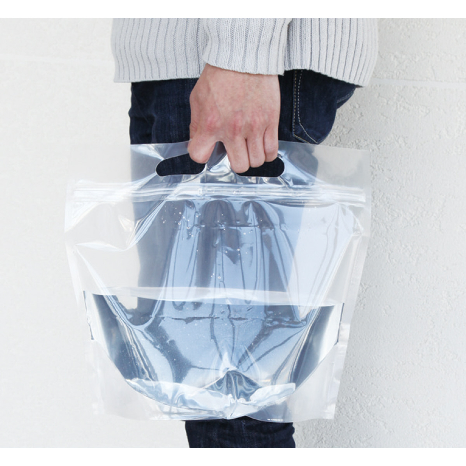 防災用品 / 緊急用給水袋 3L マチ付 単品 3966