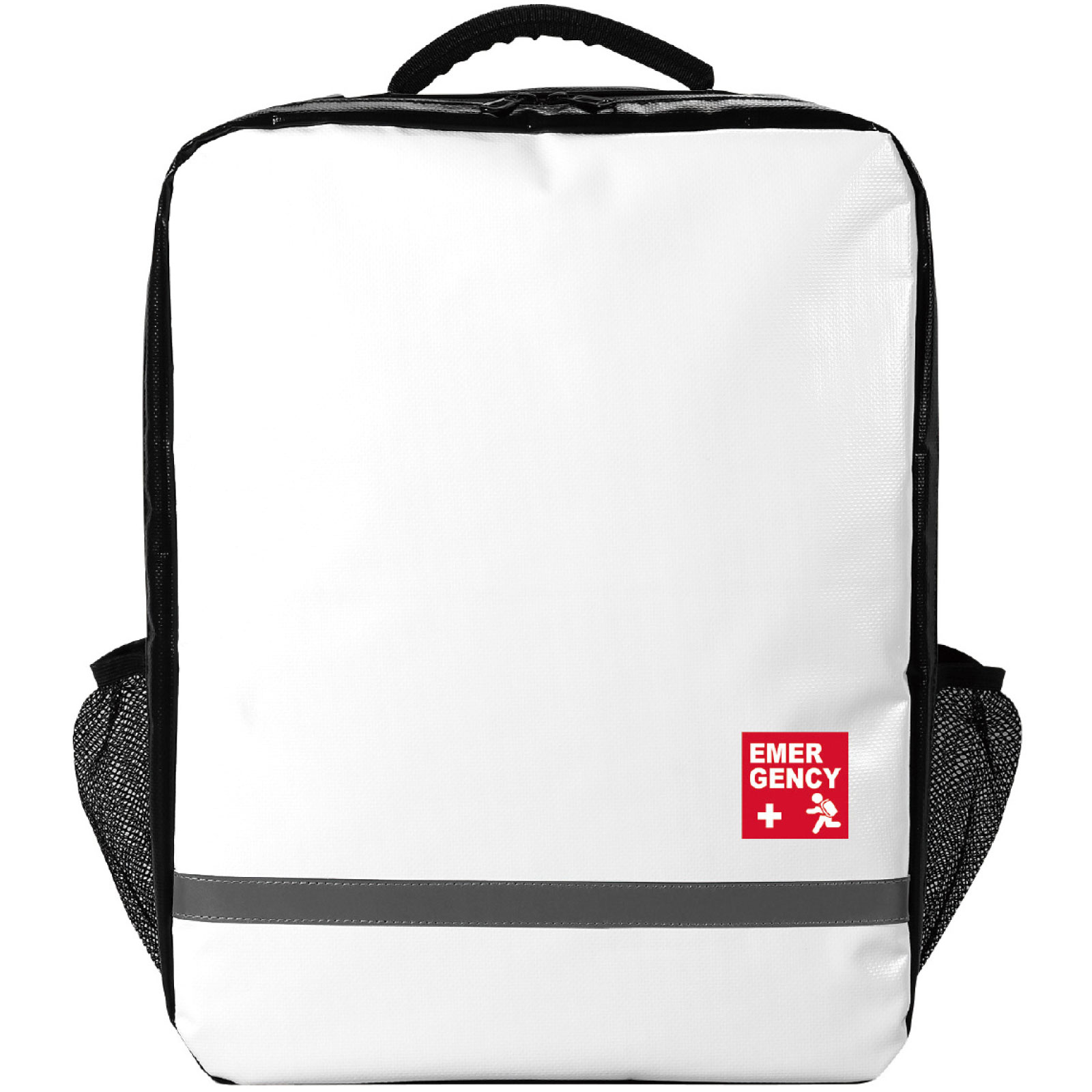 防災用品 / 防災リュック 白(印刷あり) 単品 52029