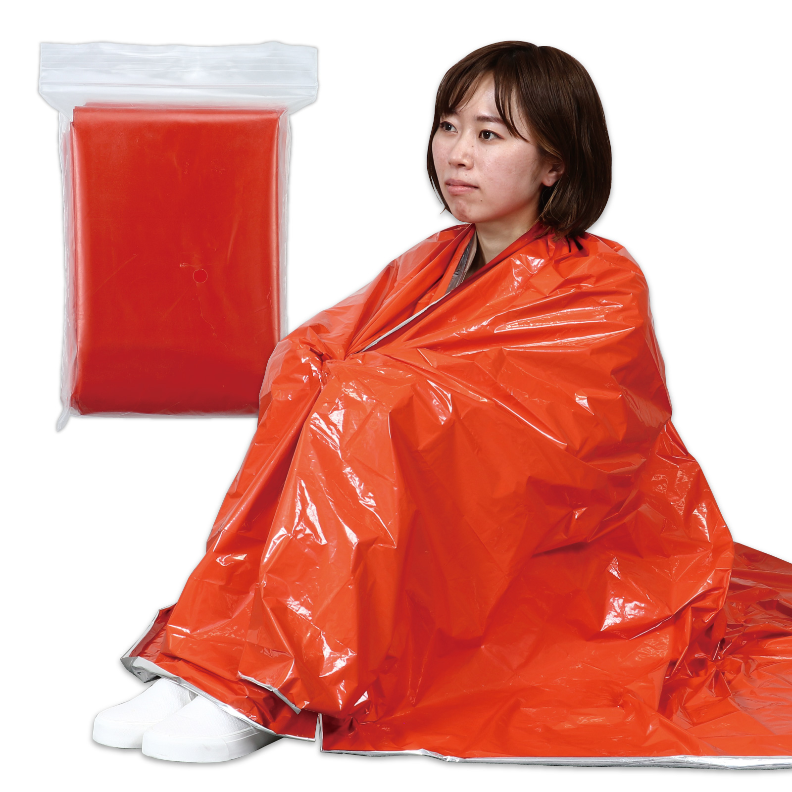 防犯・防災用品 / 静音防寒シート(オレンジ) 単品 52035