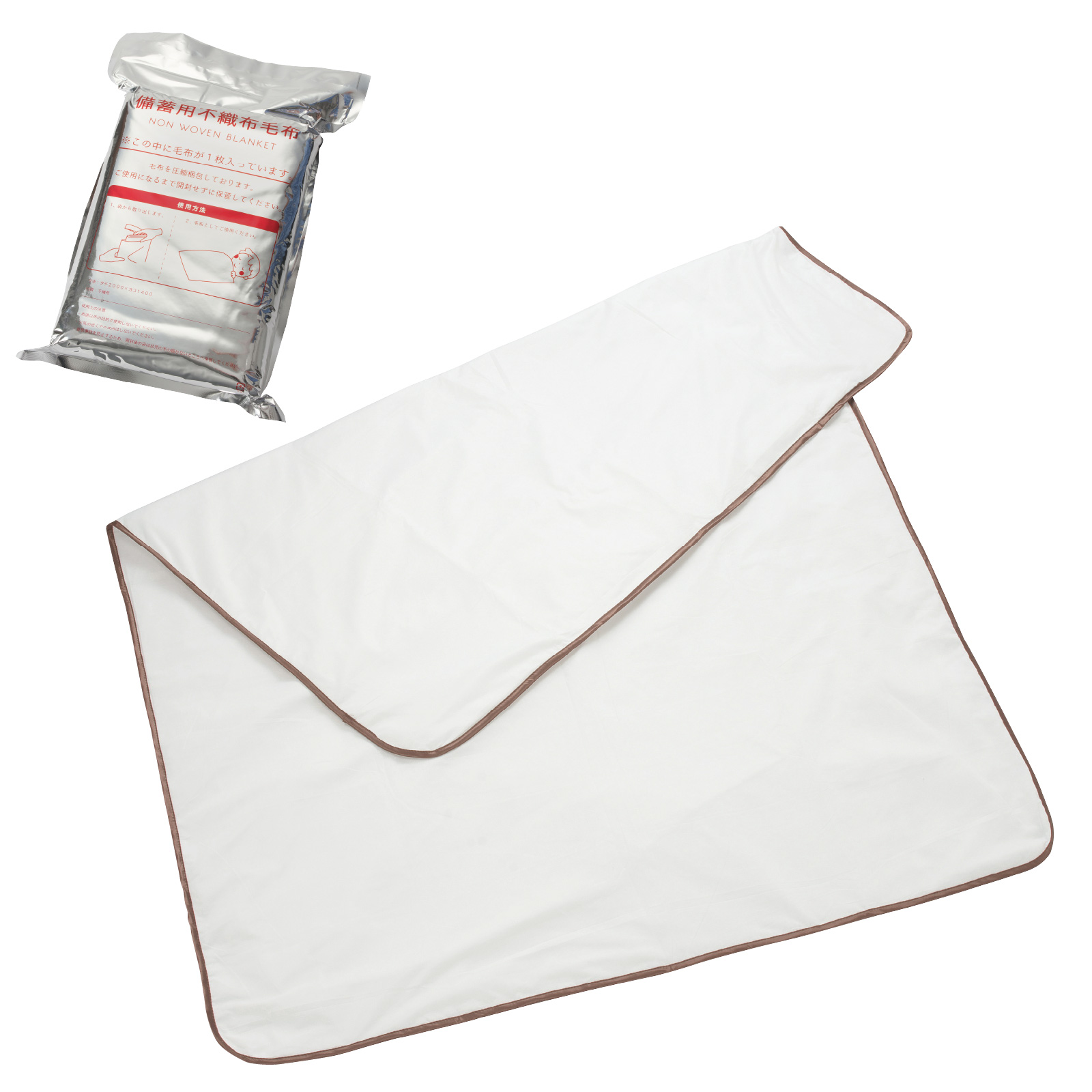 防災用品 / 備蓄用不織布毛布 もしもうふ 単品 52220