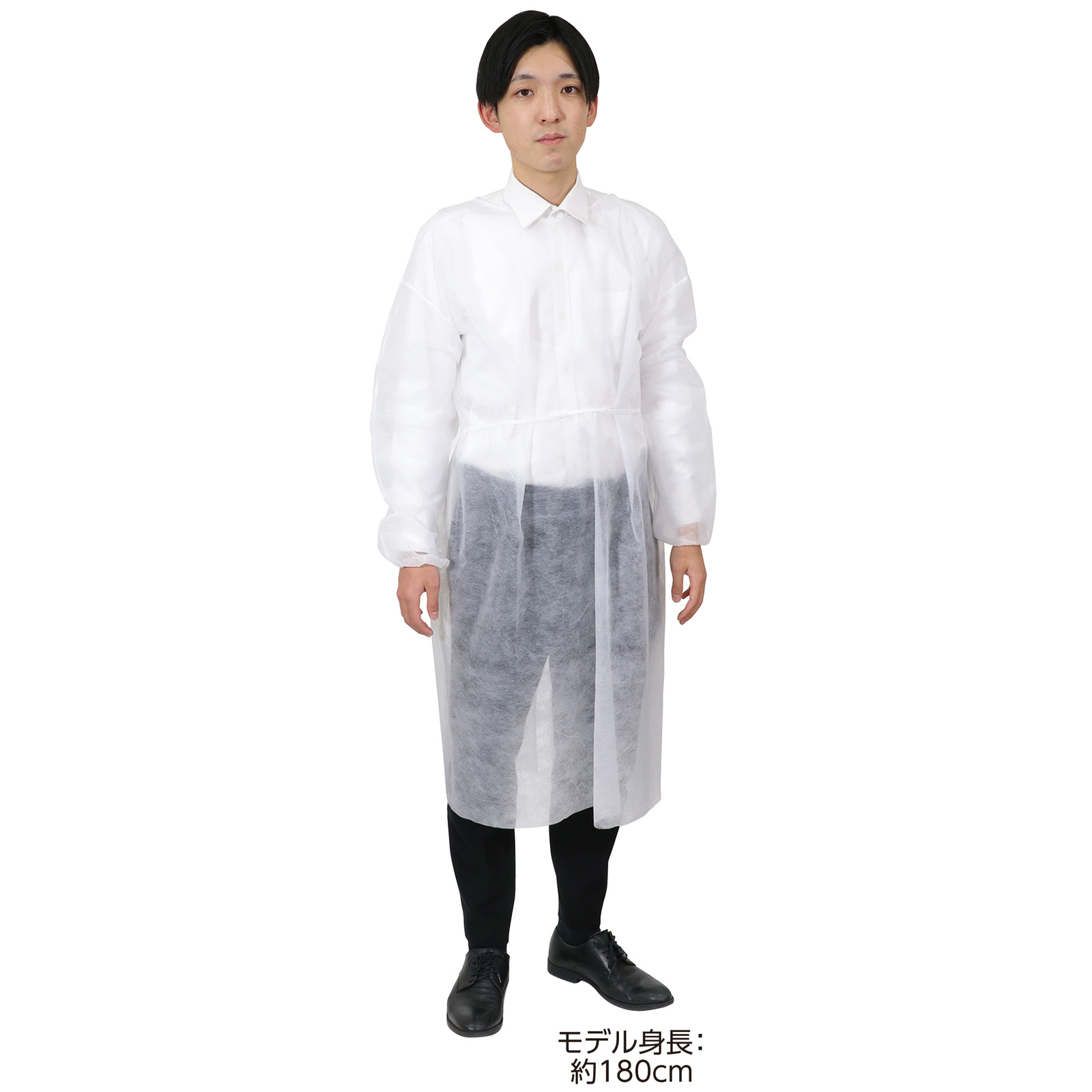 衛生消耗品 / 不織布ガウン白(10枚組) 52310