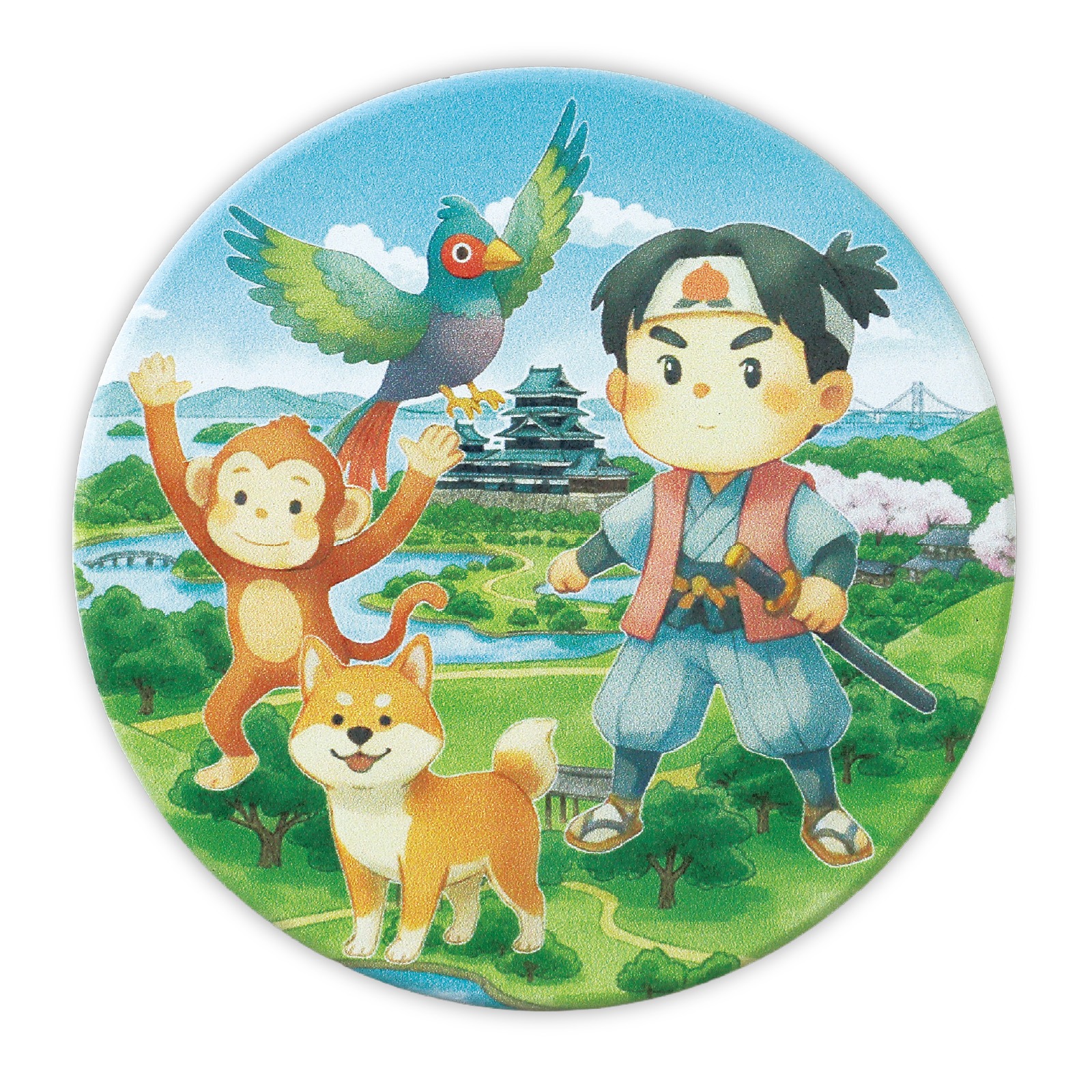 日用品 / 白雲石コースター 丸 岡山(桃太郎) 単品 52655