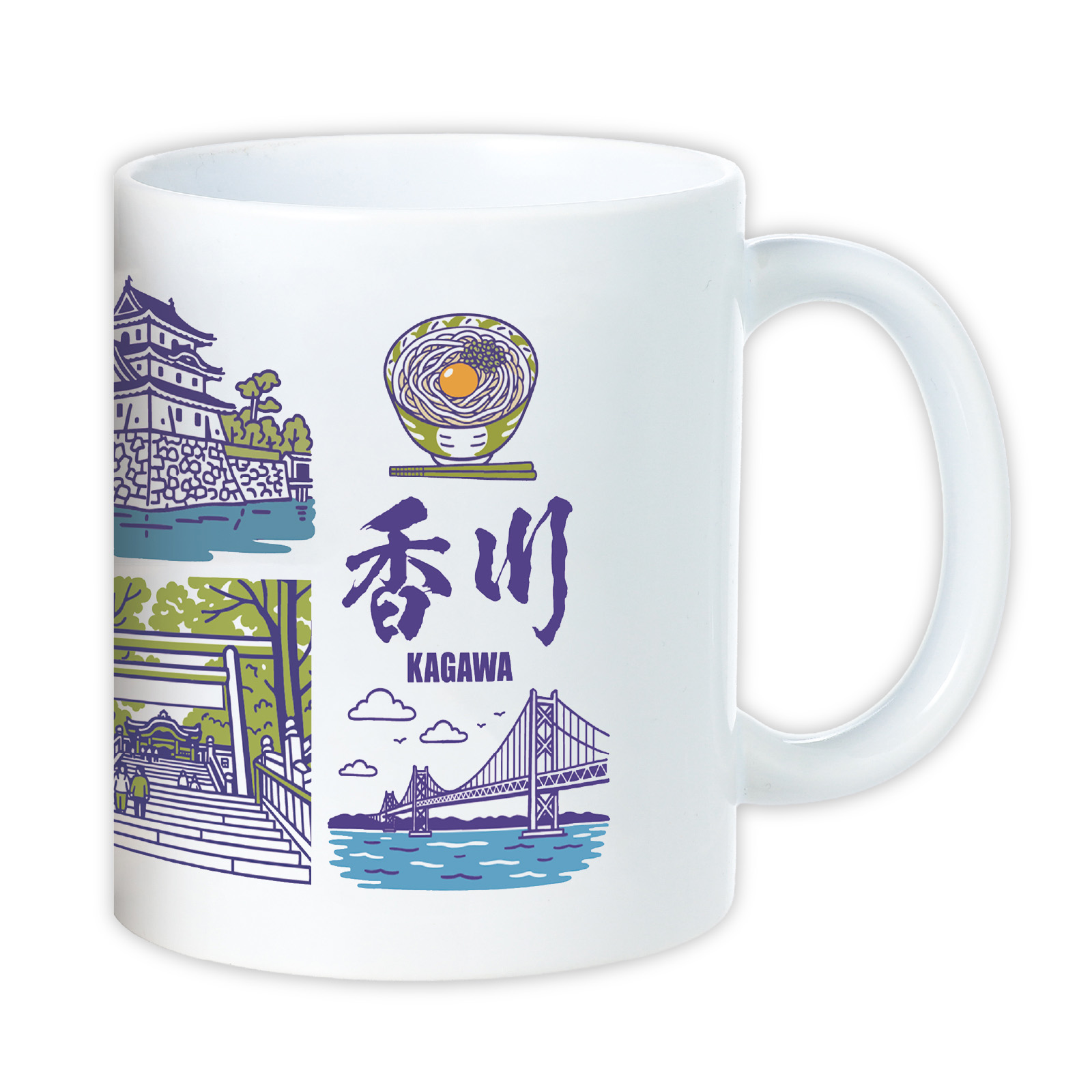 タンブラー・マグ / マグカップ 香川 単品 52665