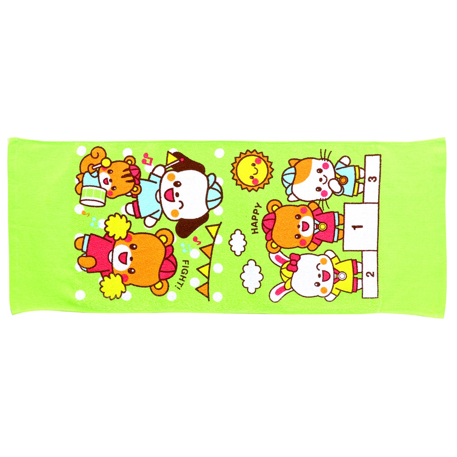 はっぴ / なかよくがんばりましたタオル ハッピー&ファイト 単品 6845